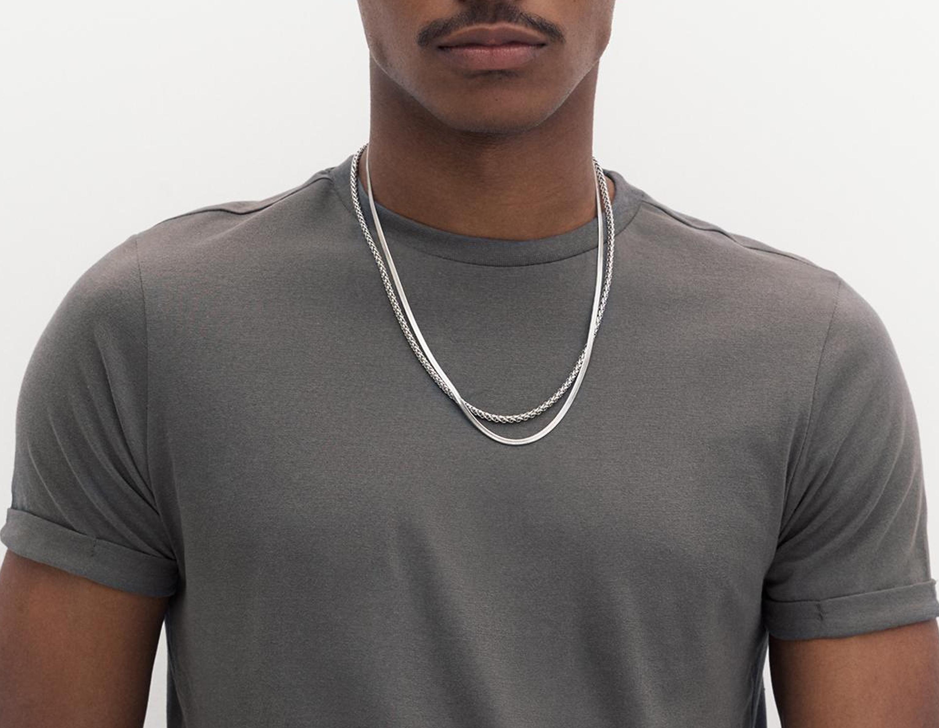 Muscle fit T-shirt — Medium grey