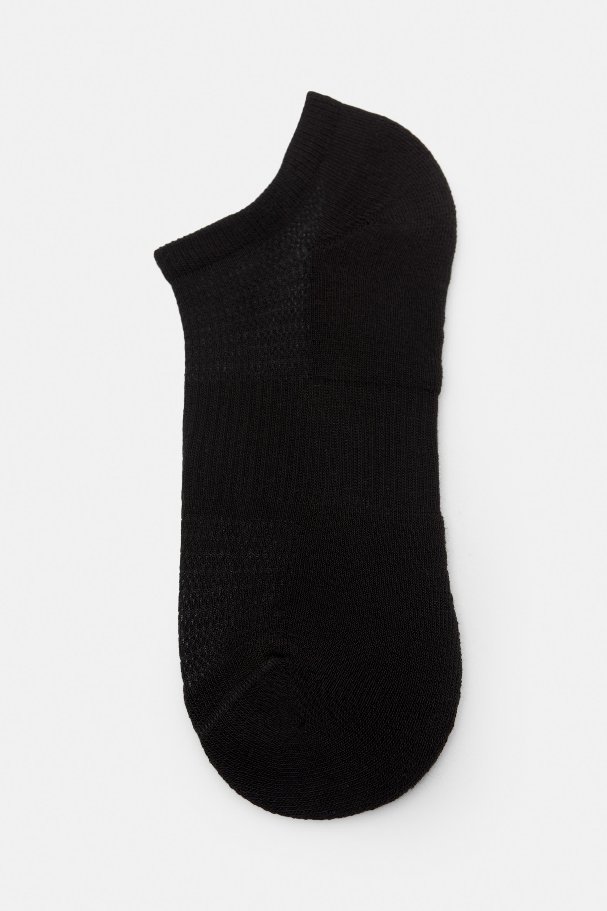 3-pack of short black socks — Black