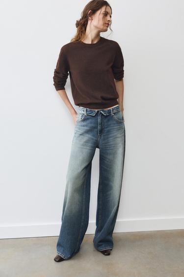 Basic soft knit jumper — Brown 5