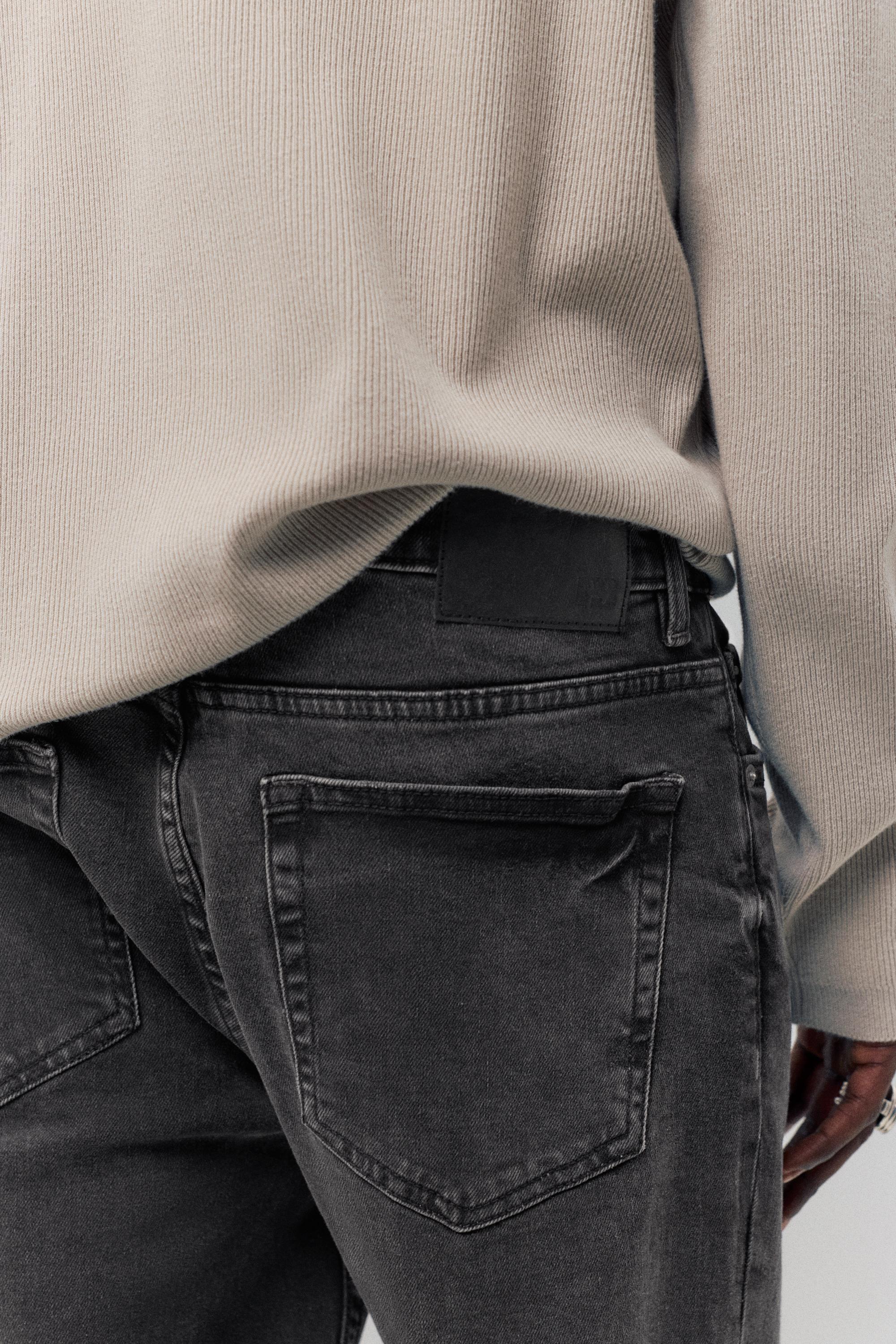 Slim fit jeans — Faded black
