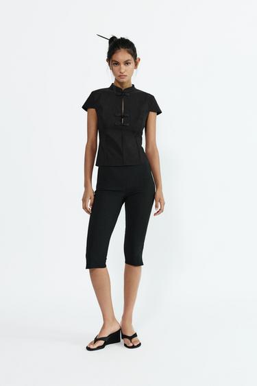 Knot detail top — Black 4