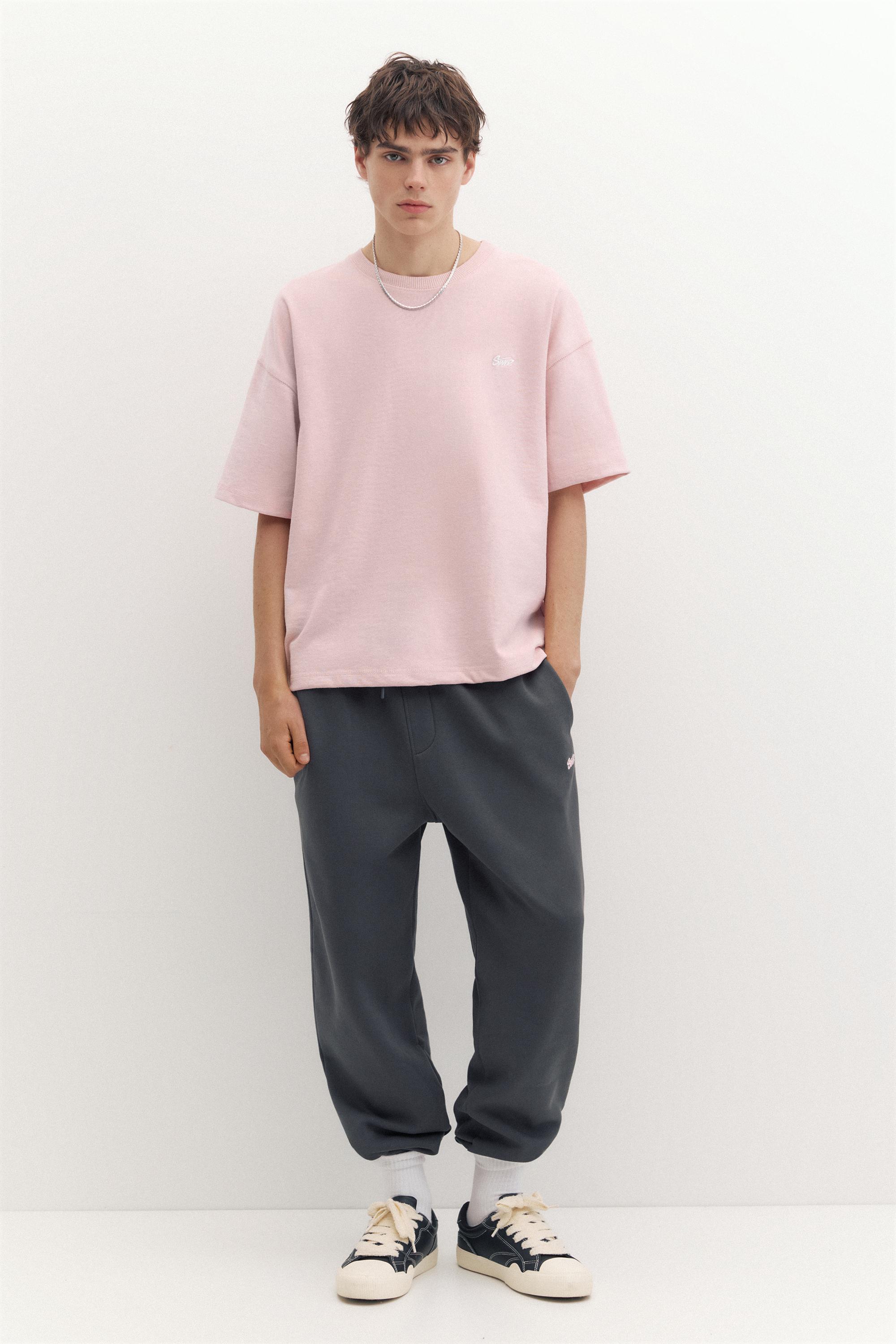 Short sleeve STWD sweatshirt — Pink