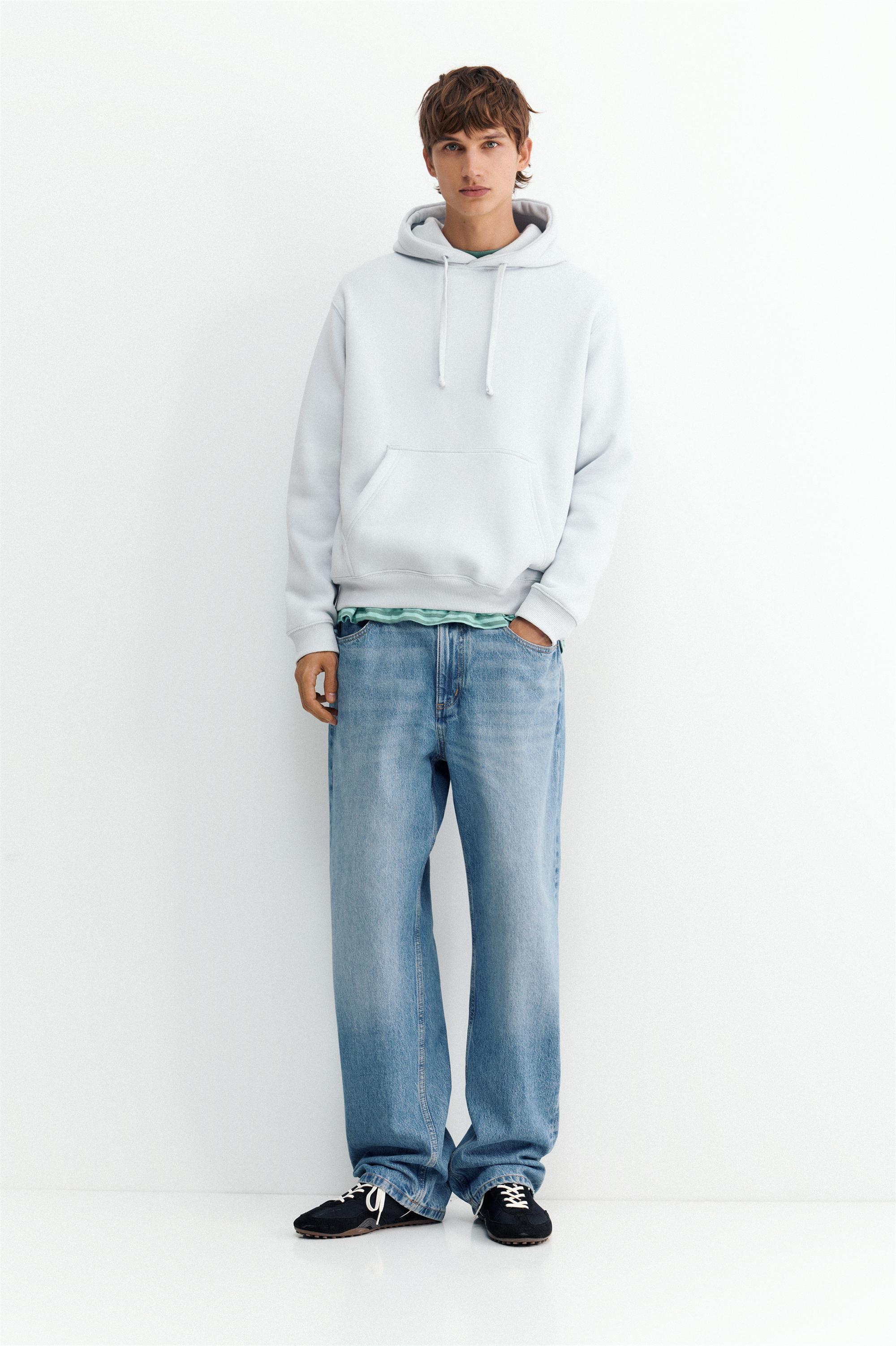 Basic hoodie — Sky blue