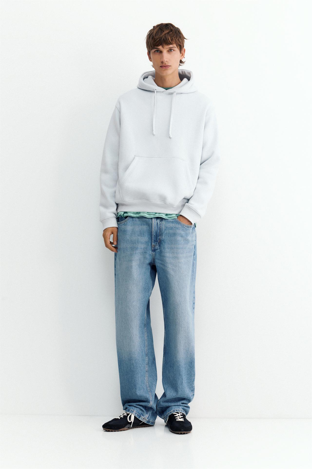 Basic hoodie — Sky blue