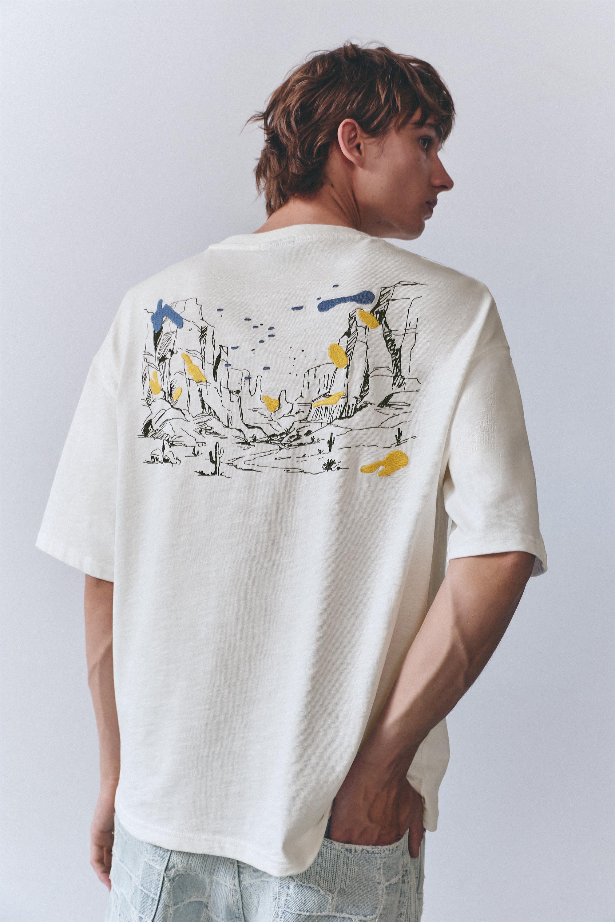 West Paradise graphic T-shirt — Off white