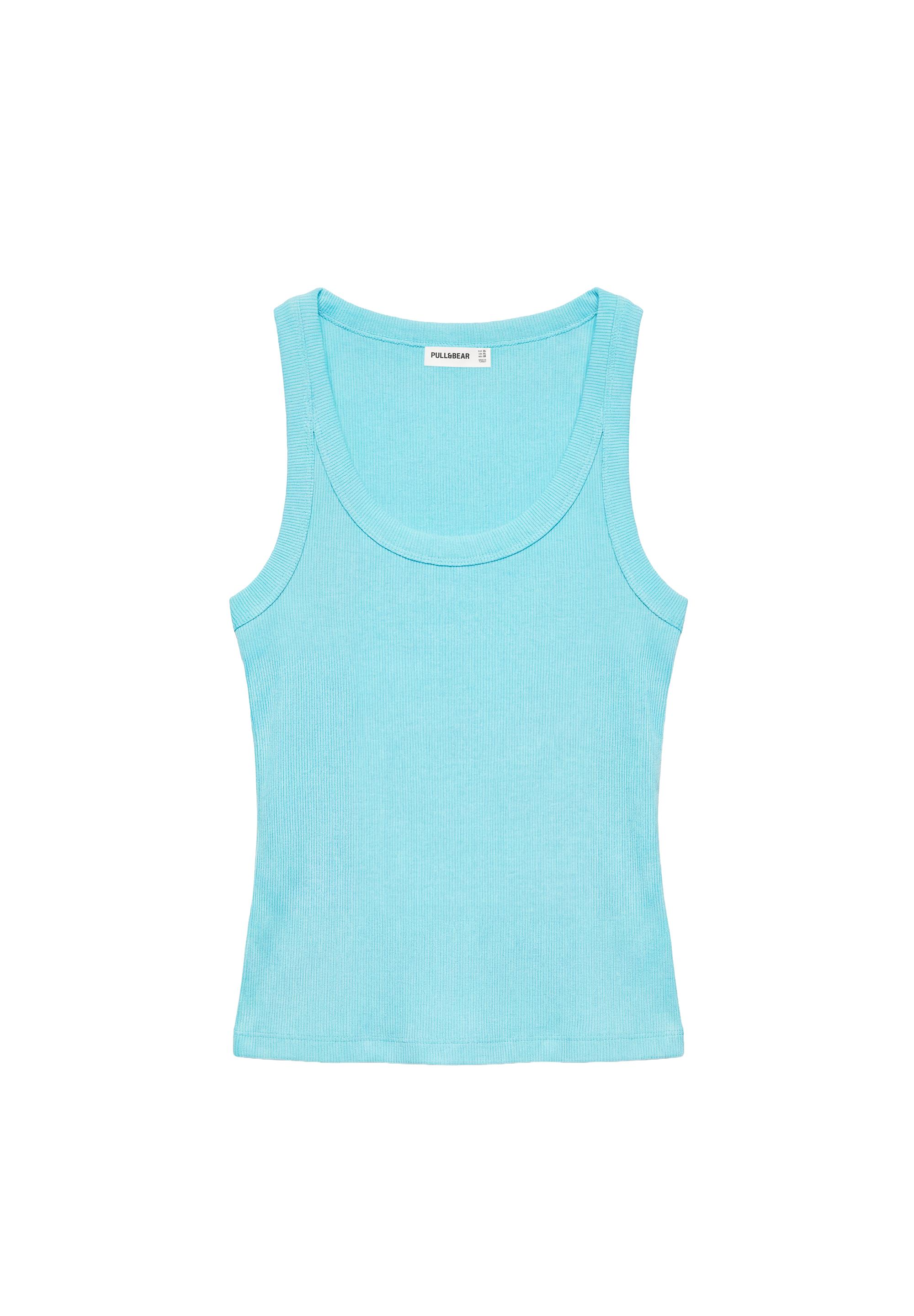 Basic tank top — Pale blue