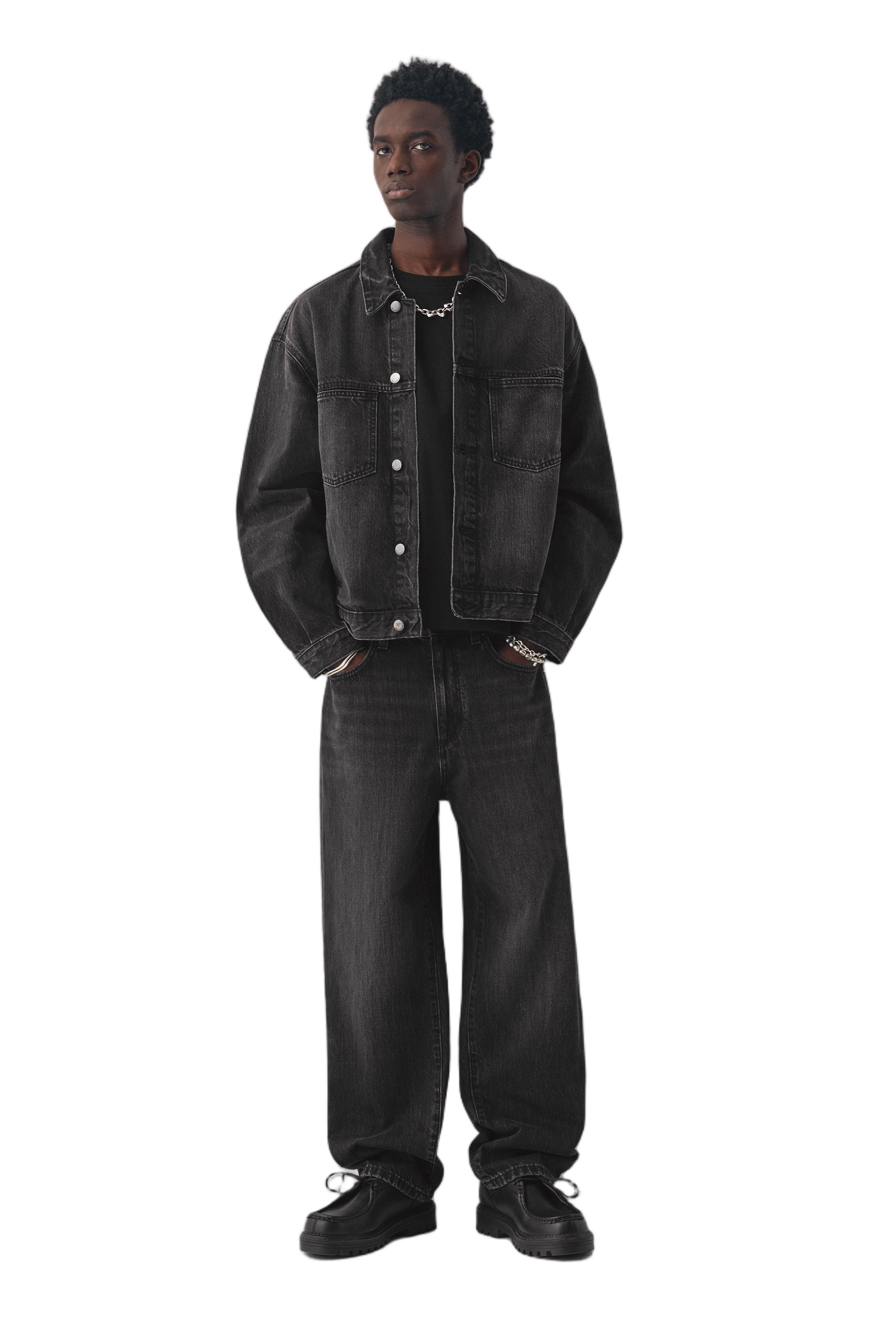 Baggy jeans — Faded black