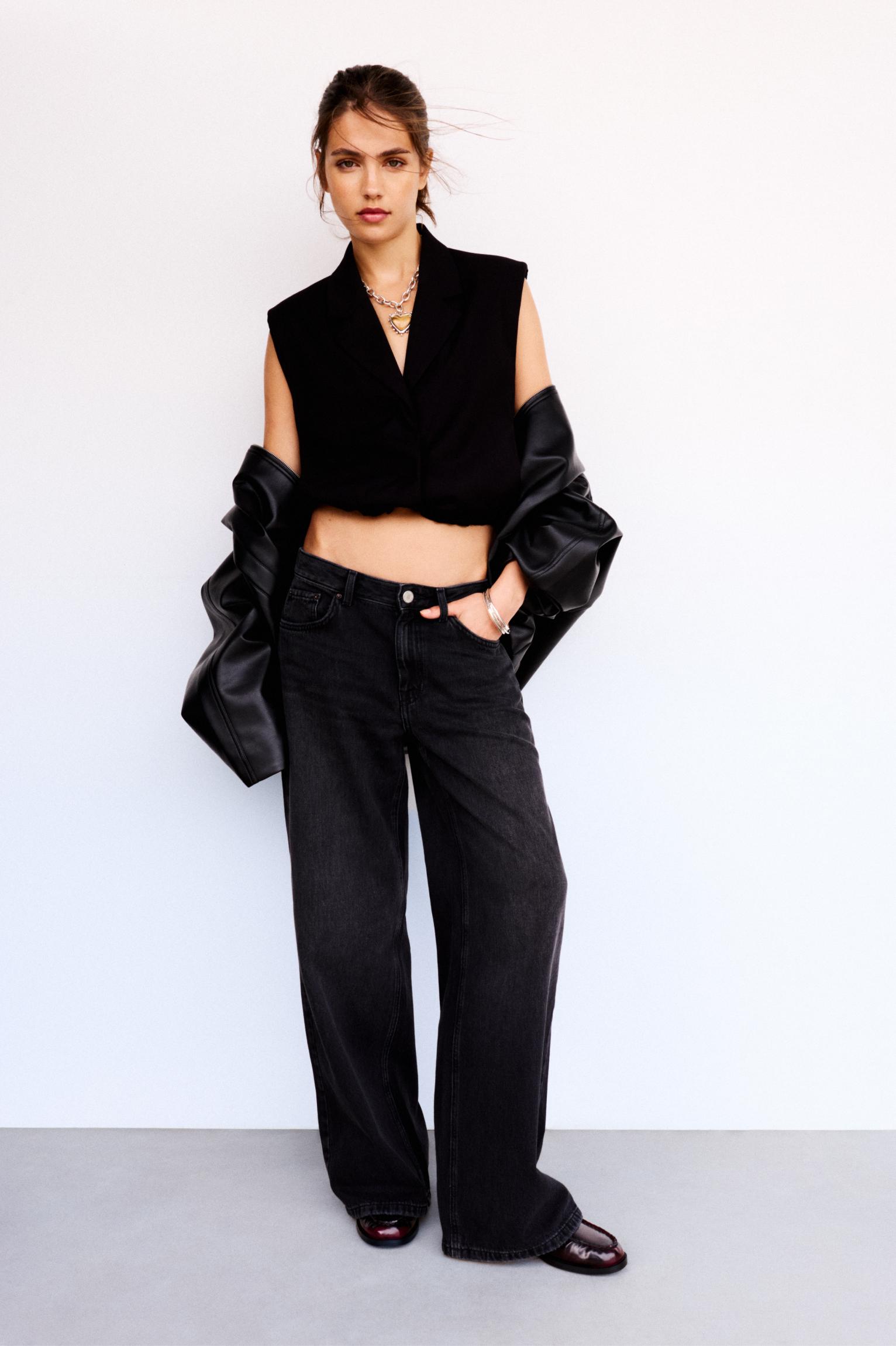 Oversize baggy jeans — Black