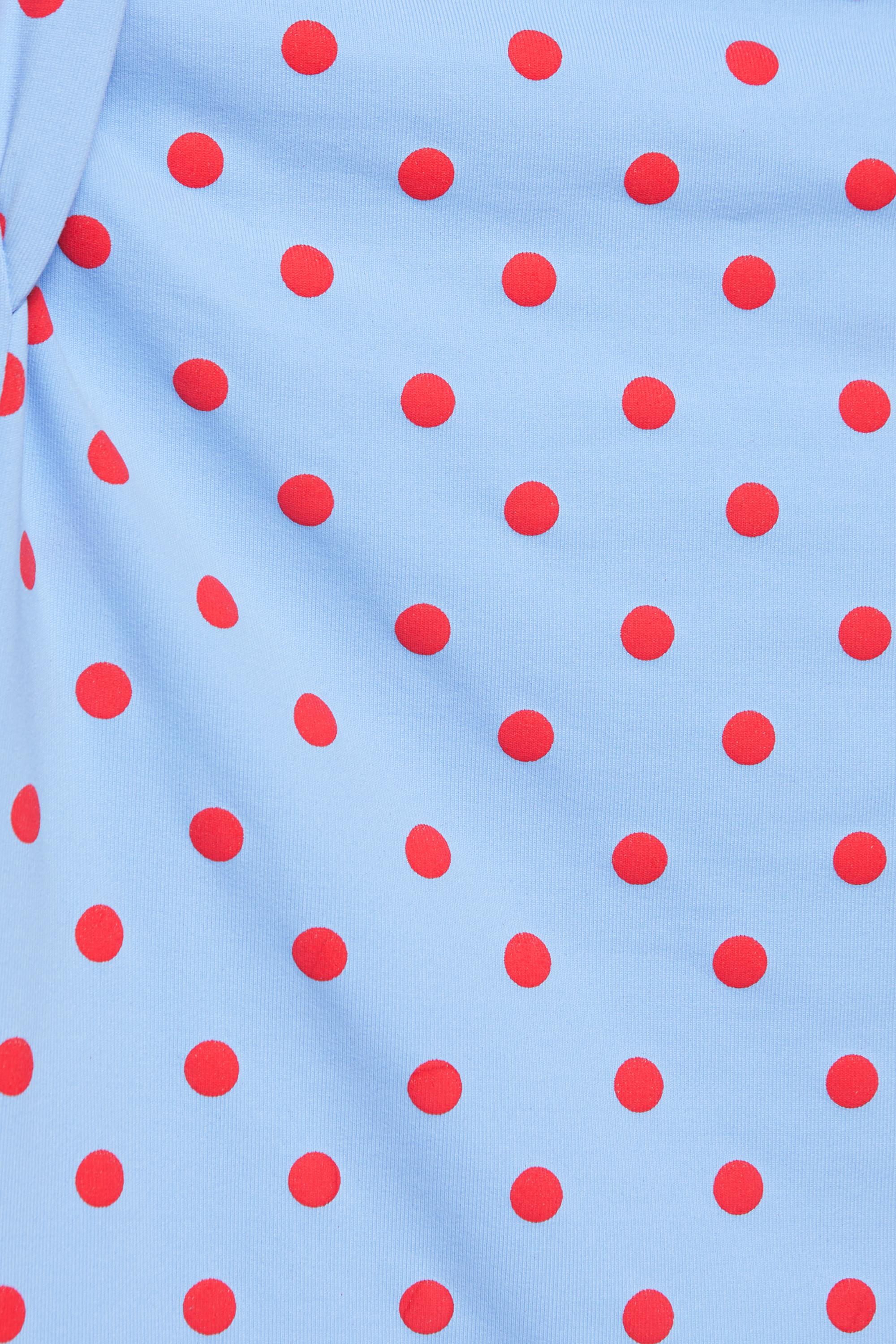 Cut-out T-shirt — Pastel blue