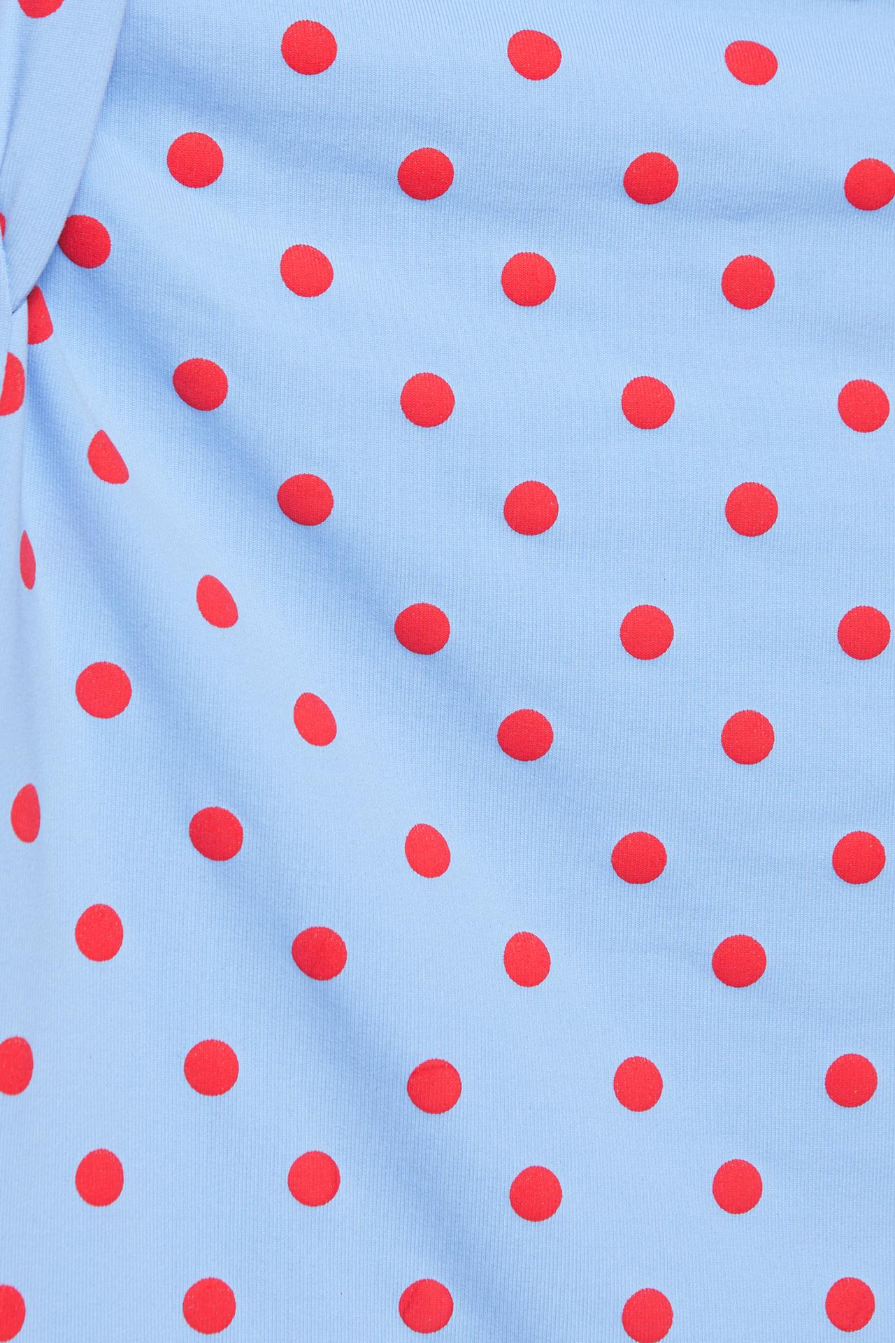 Cut-out T-shirt — Pastel blue