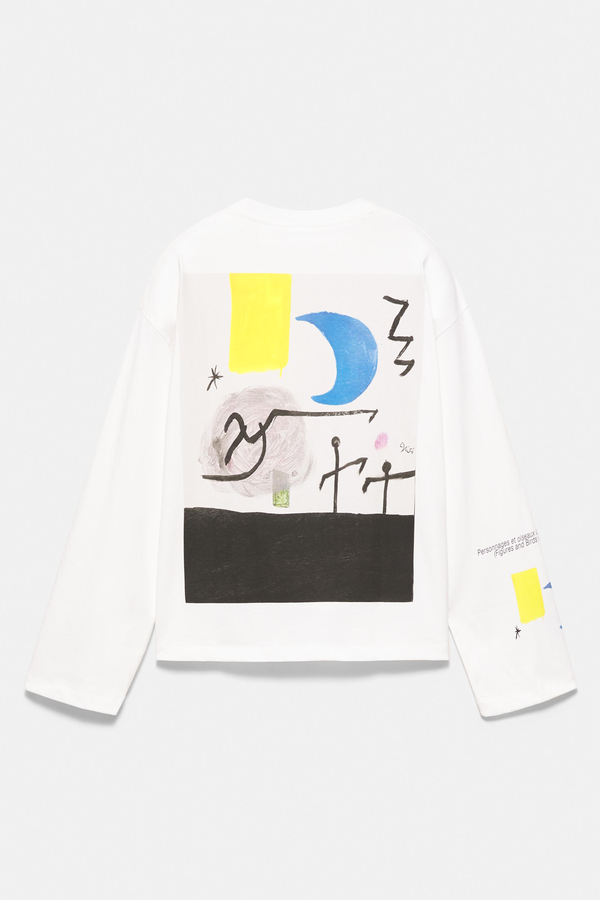 Joan Miró long sleeve T-shirt — White