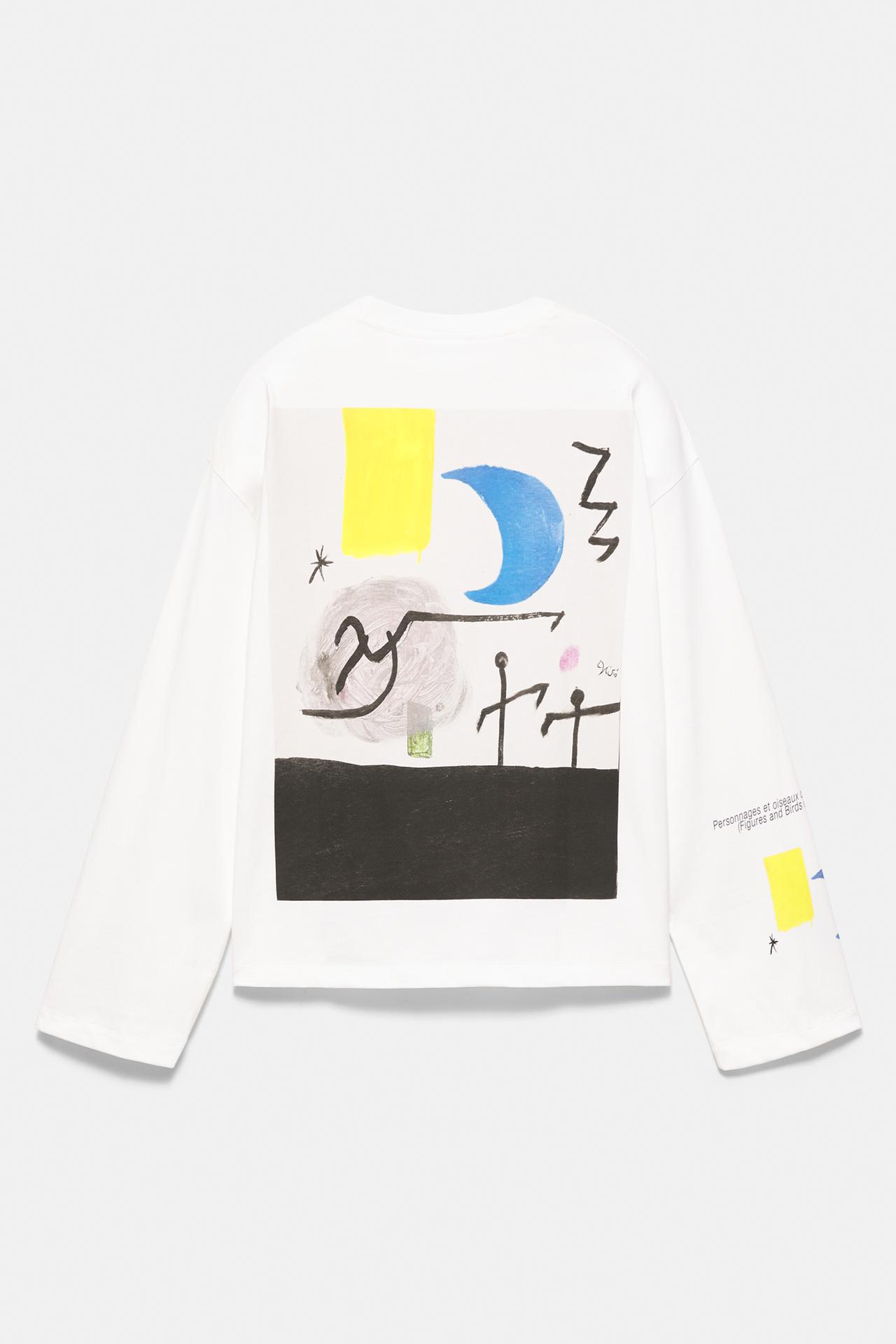Joan Miró long sleeve T-shirt — White