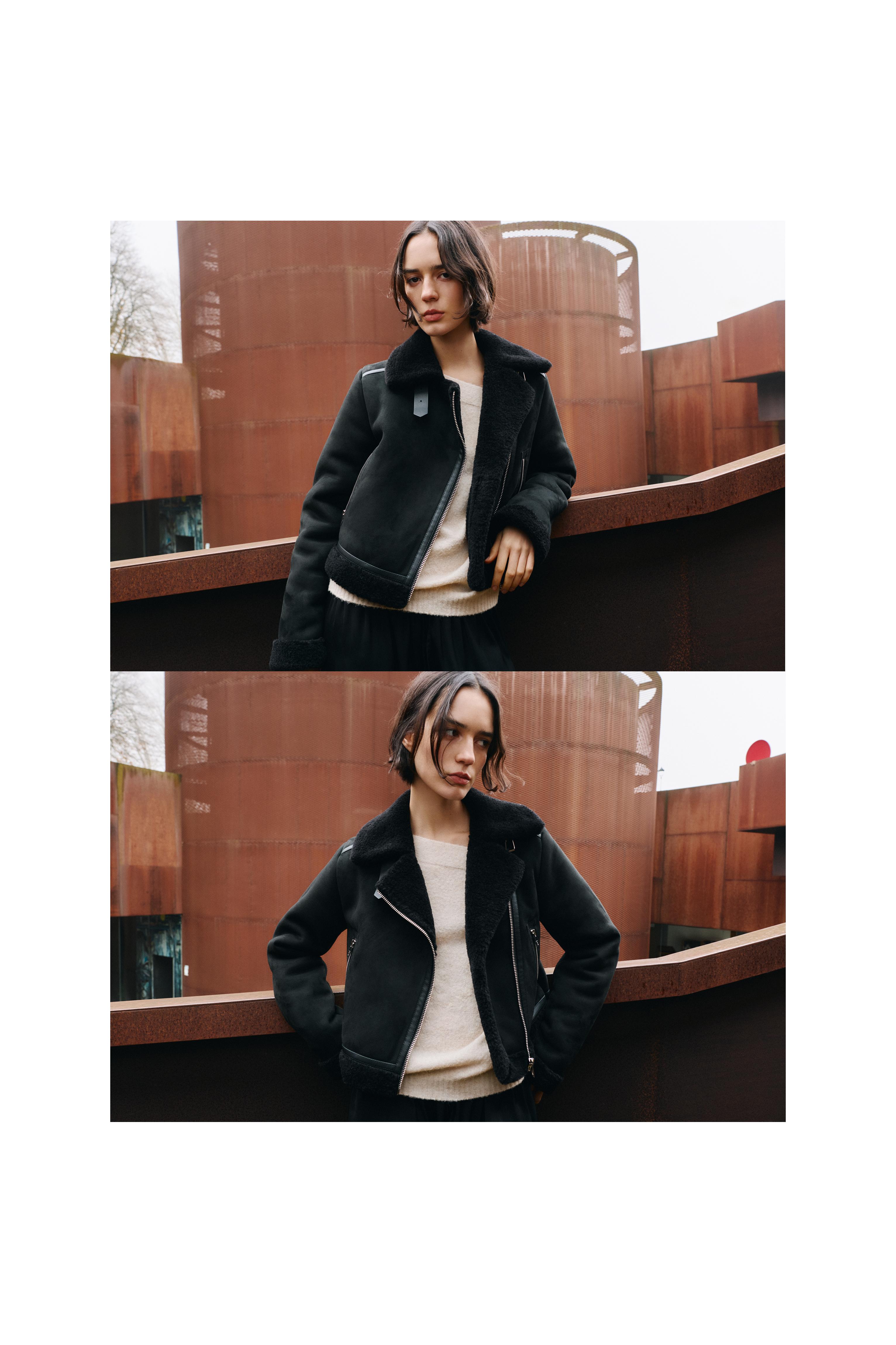Short Reversible Jacket — Black