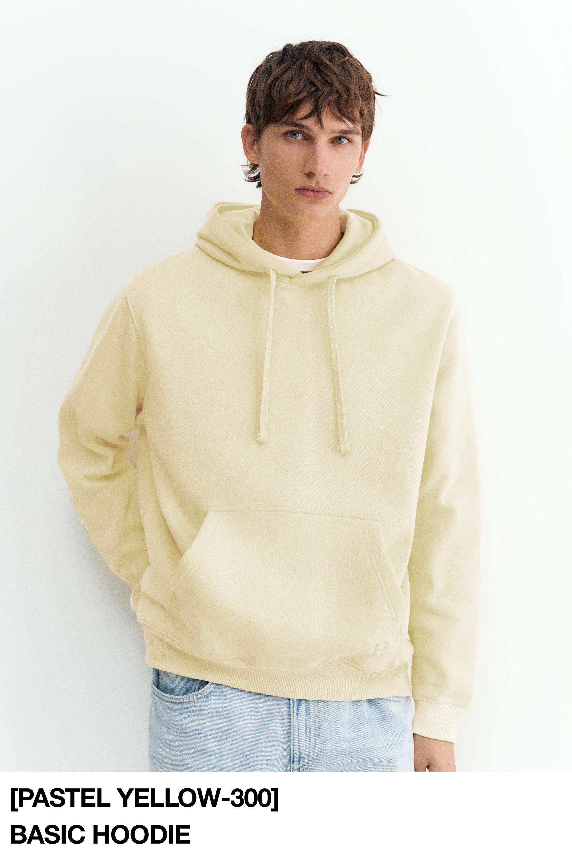 Basic hoodie — Yellow