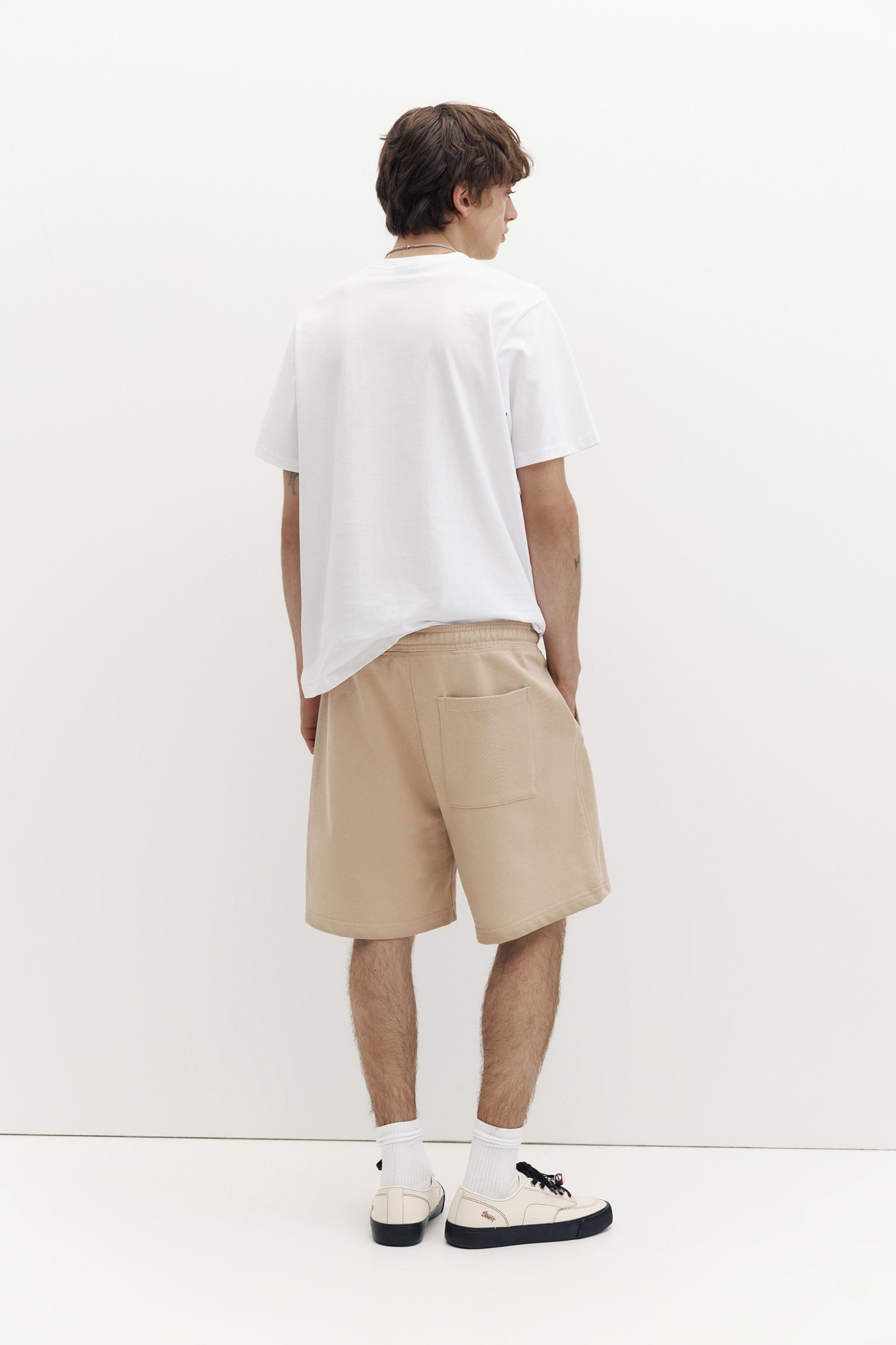 Logolu jogger bermuda şort - Görsel 180