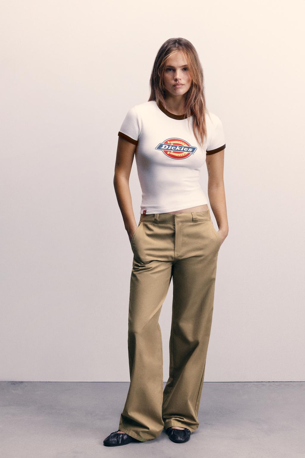 Dickies contrast rib T-shirt