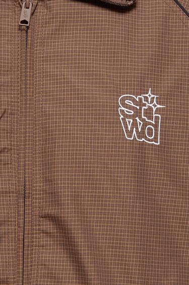 STWD check jacket — Brown 8
