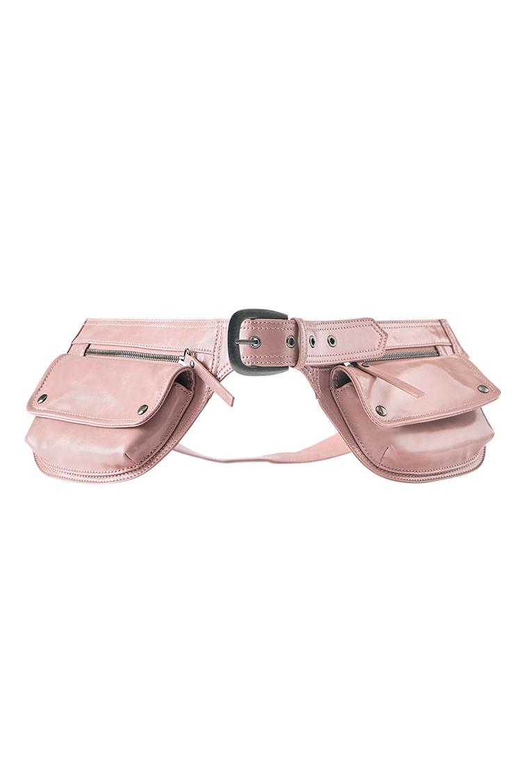 Belt-style belt bag — Pink