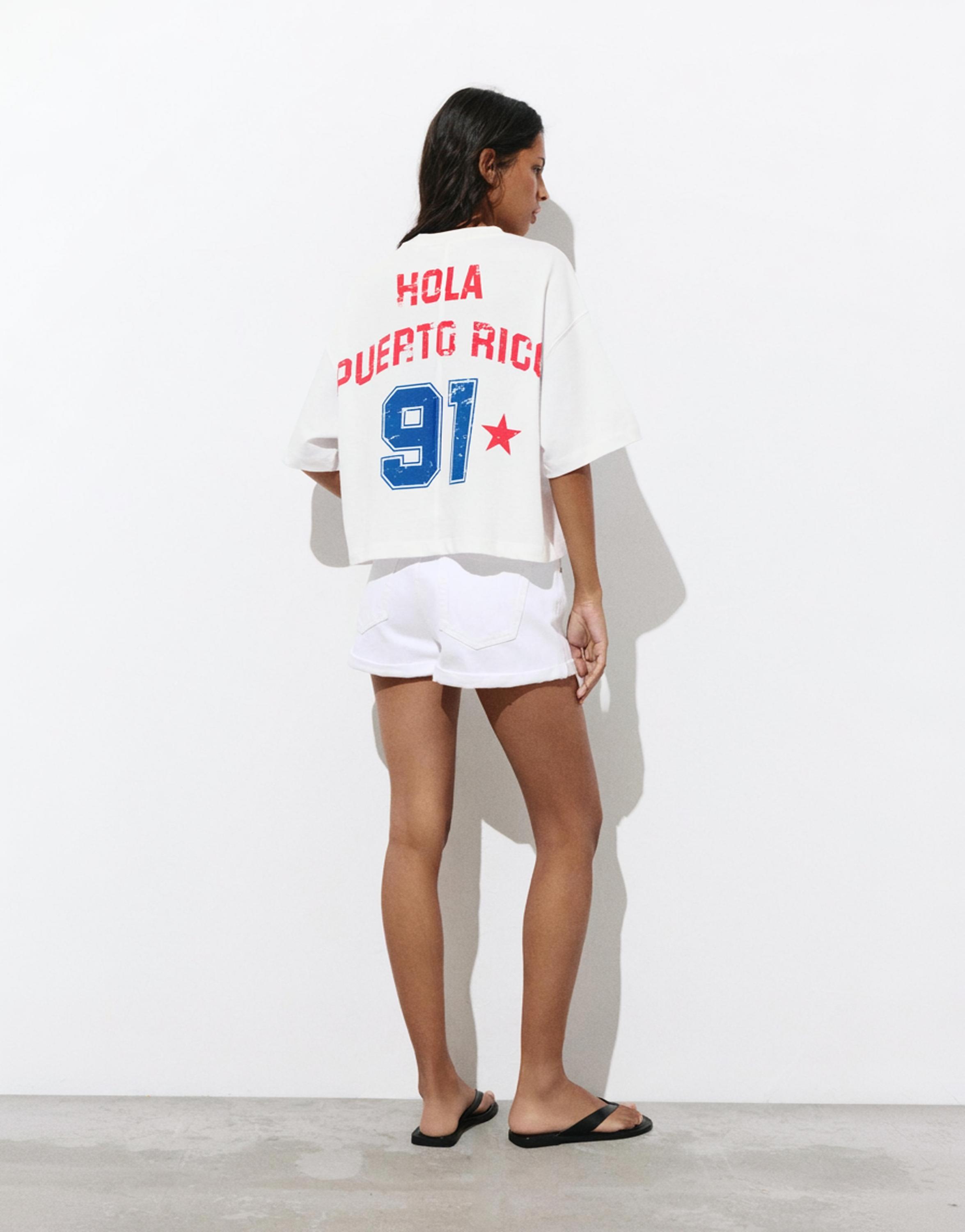Puerto Rico graphic T-shirt — White