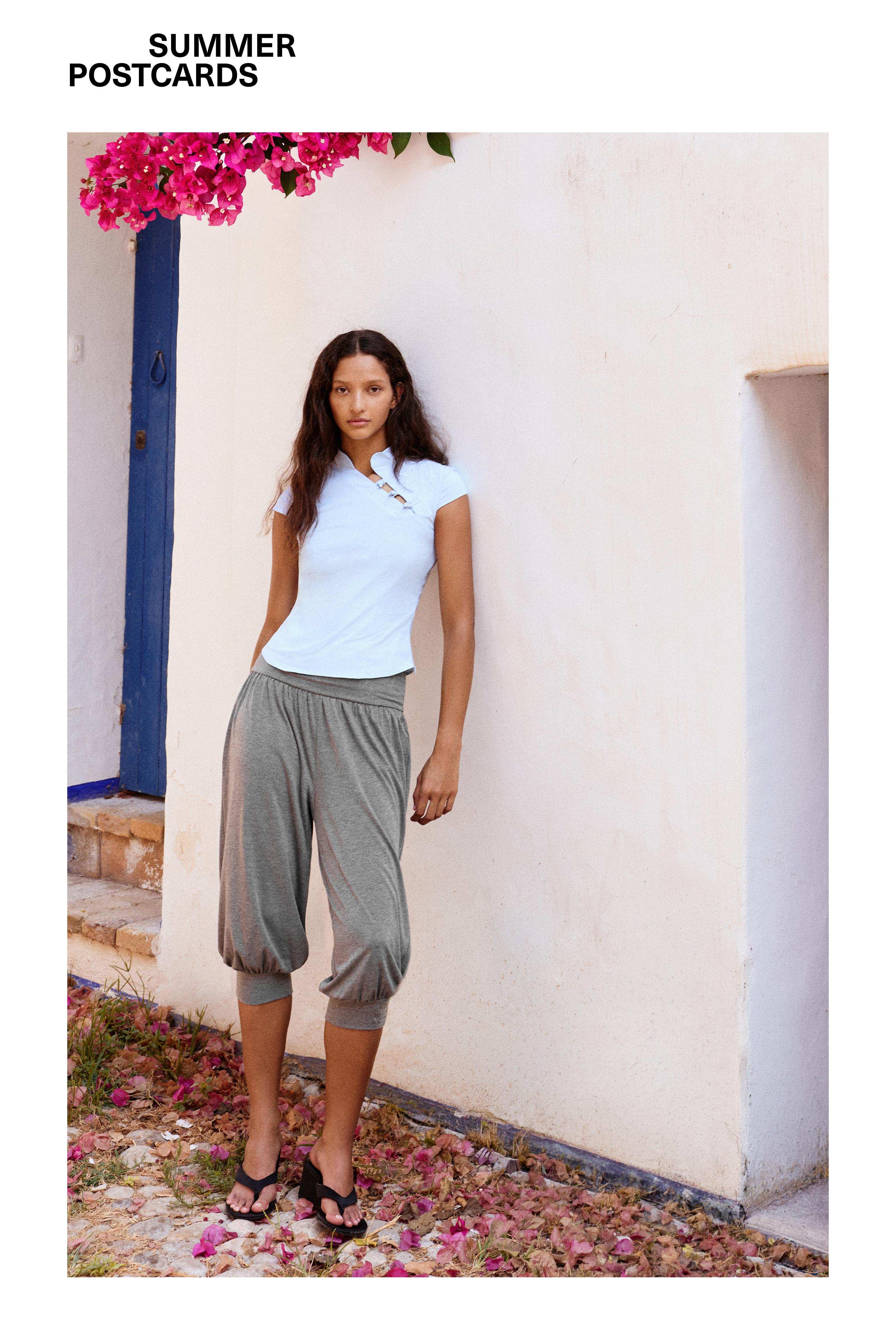 Poplin toggle shirt — Sky blue