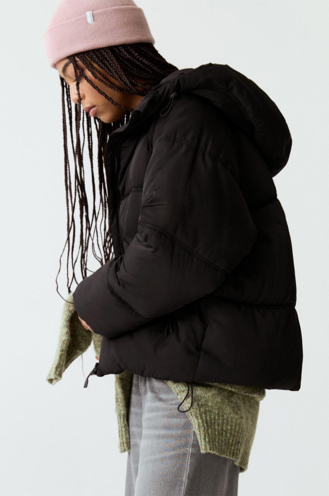 Abrigo Acolchado Parkas De Mujer En Pull And Bear Anorak Acolchado