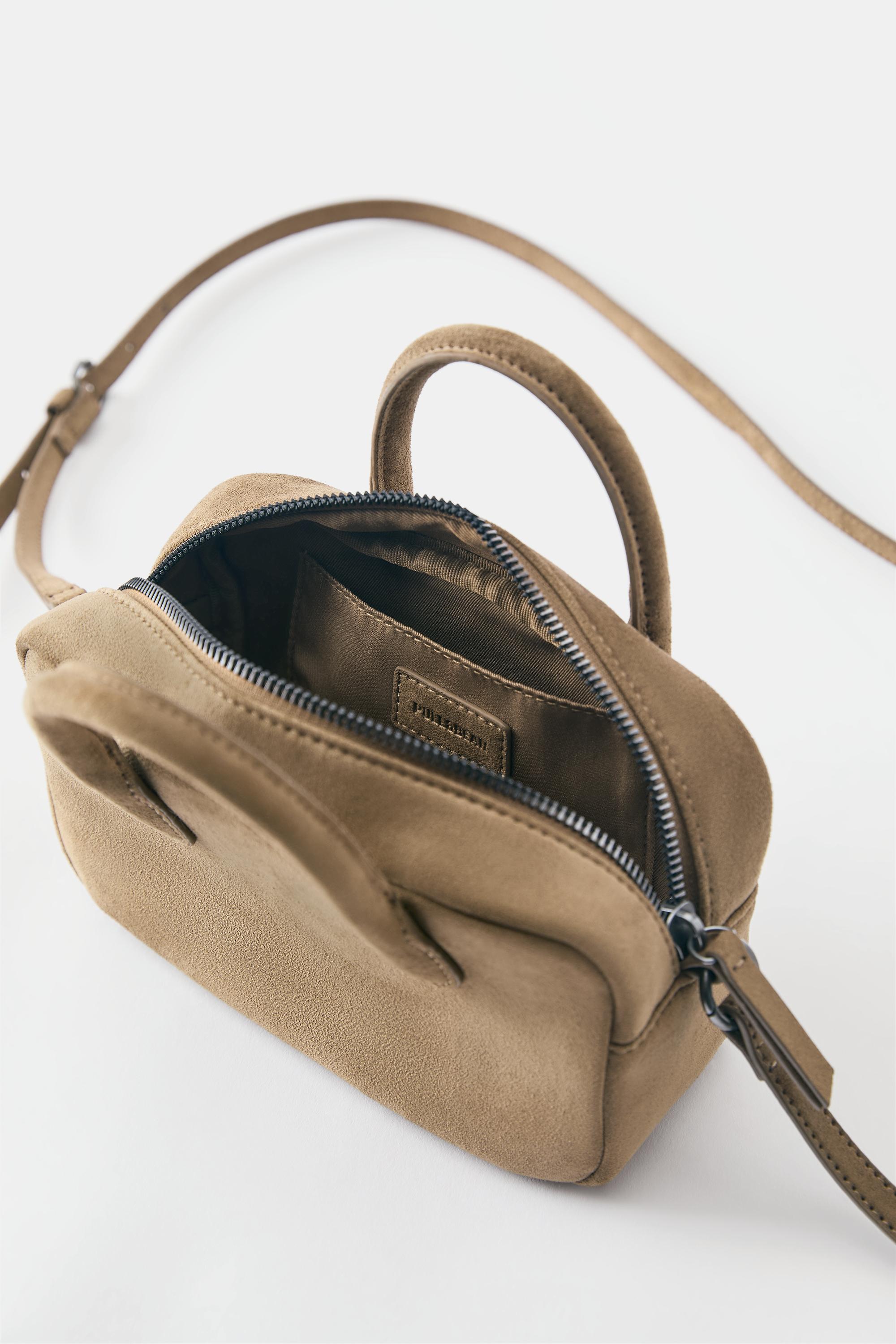 Mini crossbody bag — Camel