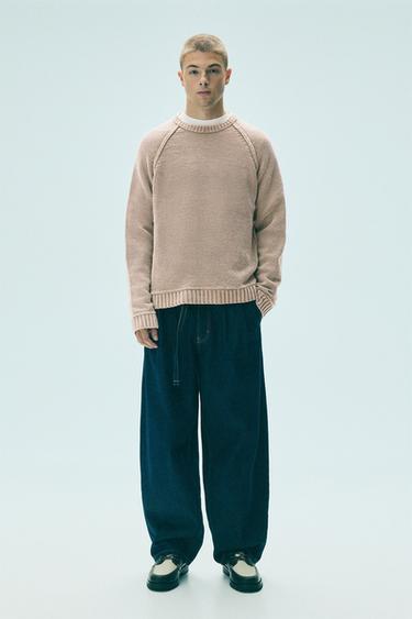 Washed finish jumper — Taupe 5