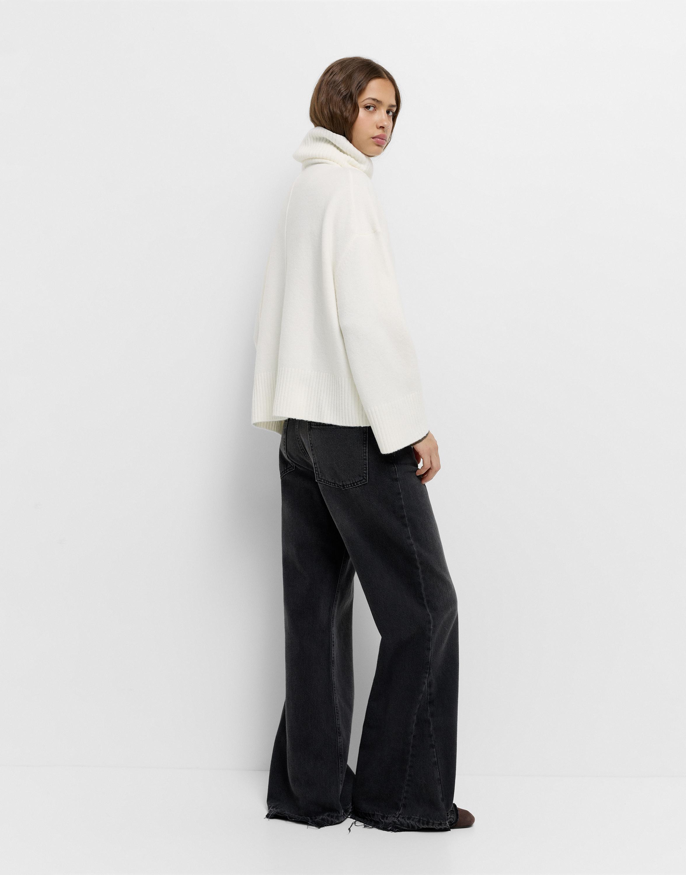 Yumuşak dik yaka kazak - Görsel 63