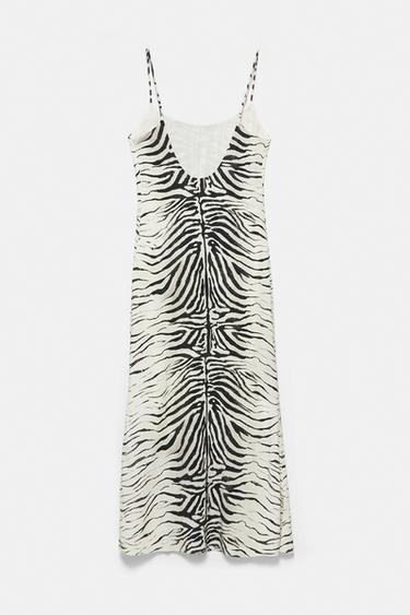 Zebra print midi dress — Ice 6