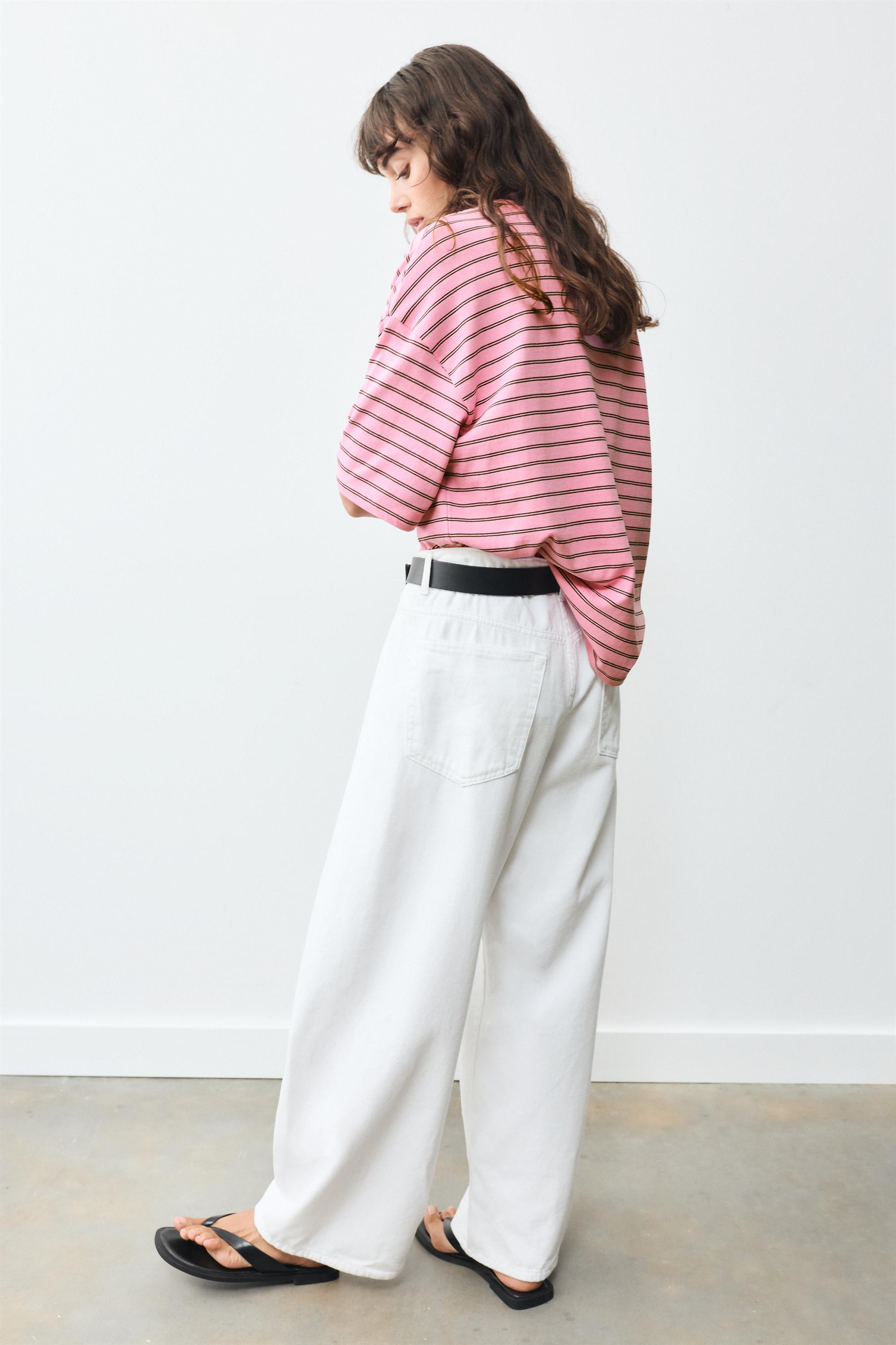 Oversize short sleeve T-shirt — Pink