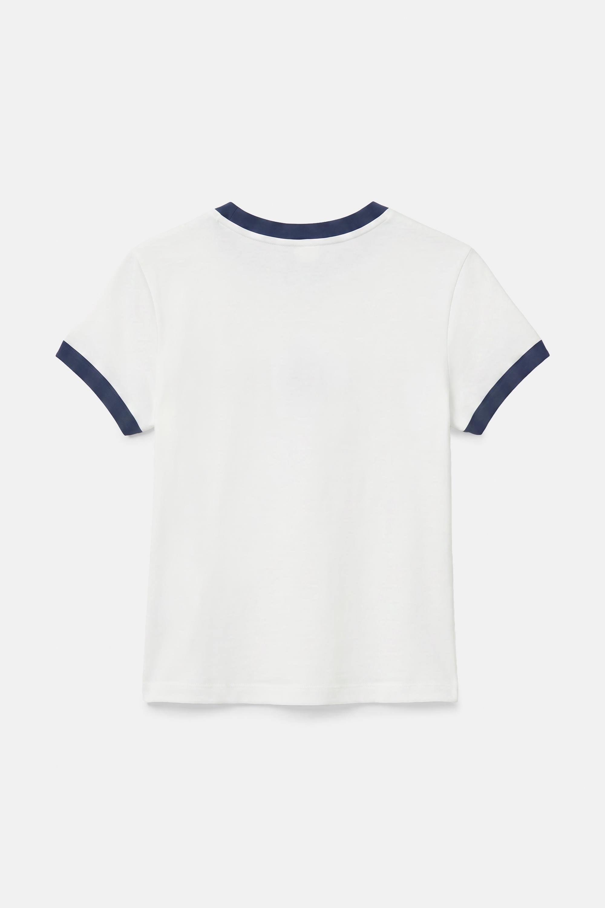 Slim fit England graphic T-shirt — White