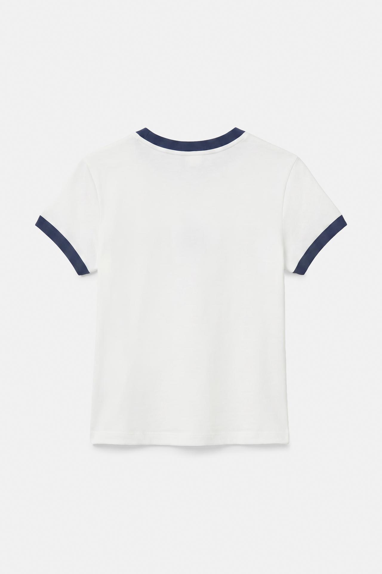Slim fit England graphic T-shirt — White