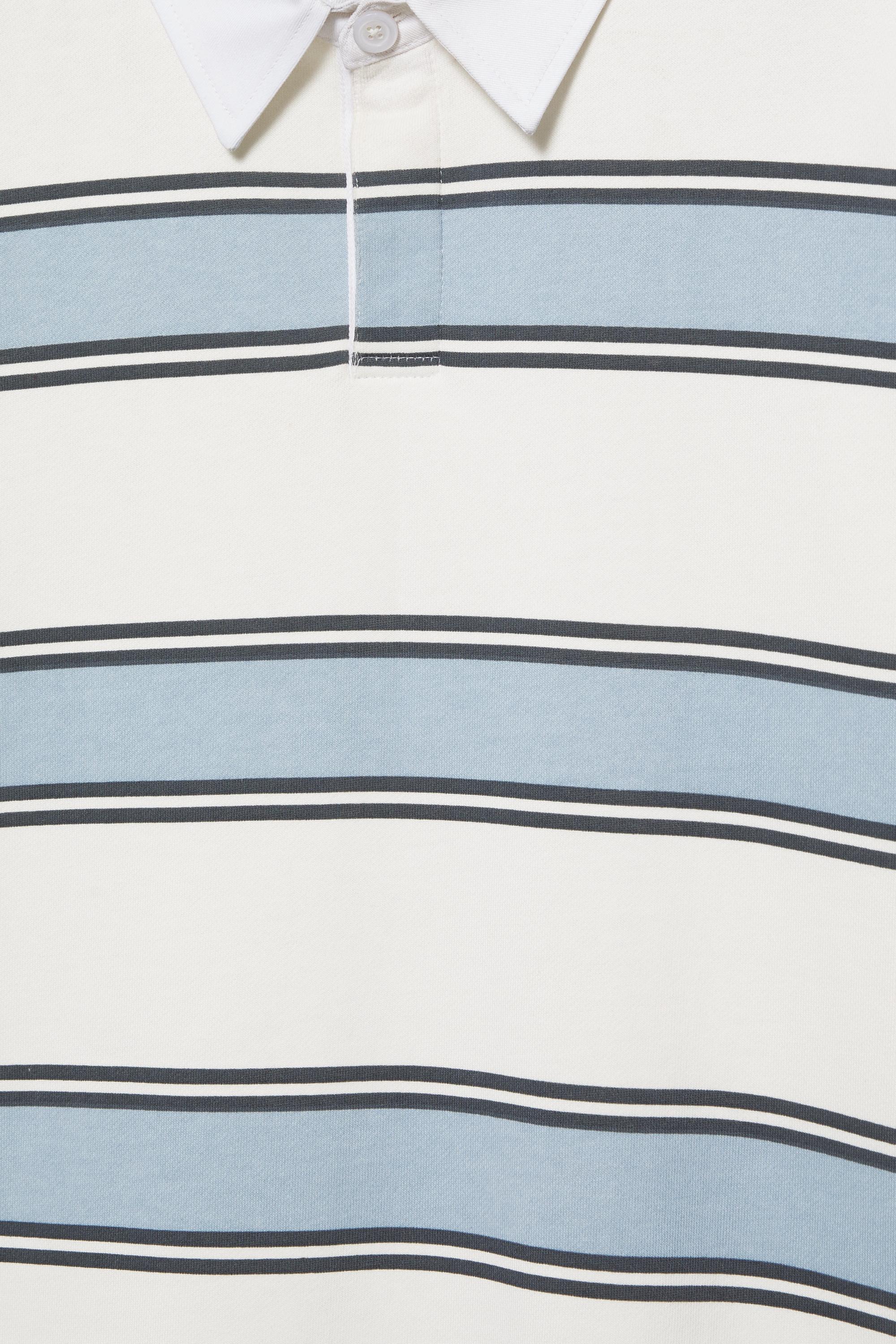Çizgili uzun kollu polo - Görsel 4
