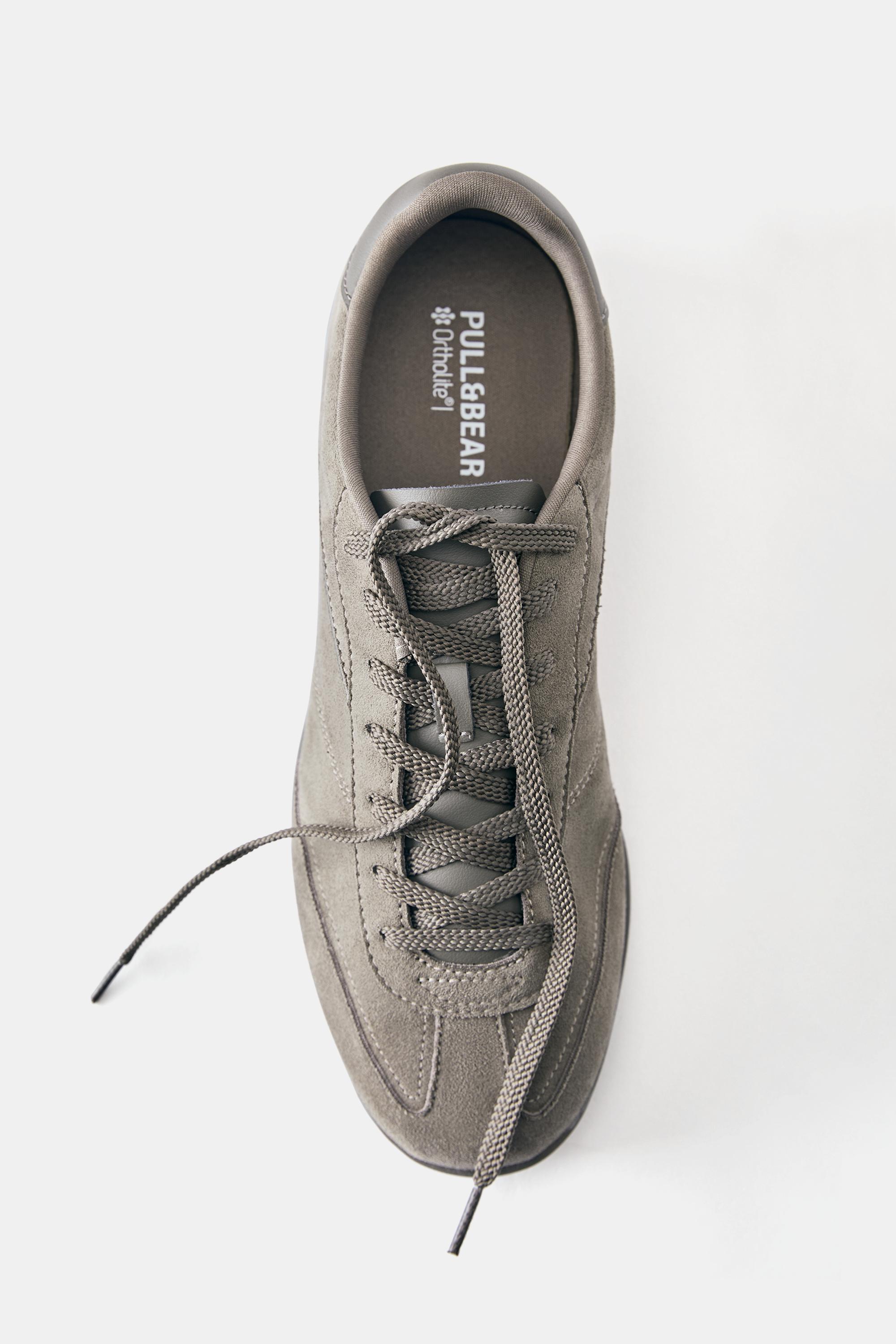Slim trainers — Taupe
