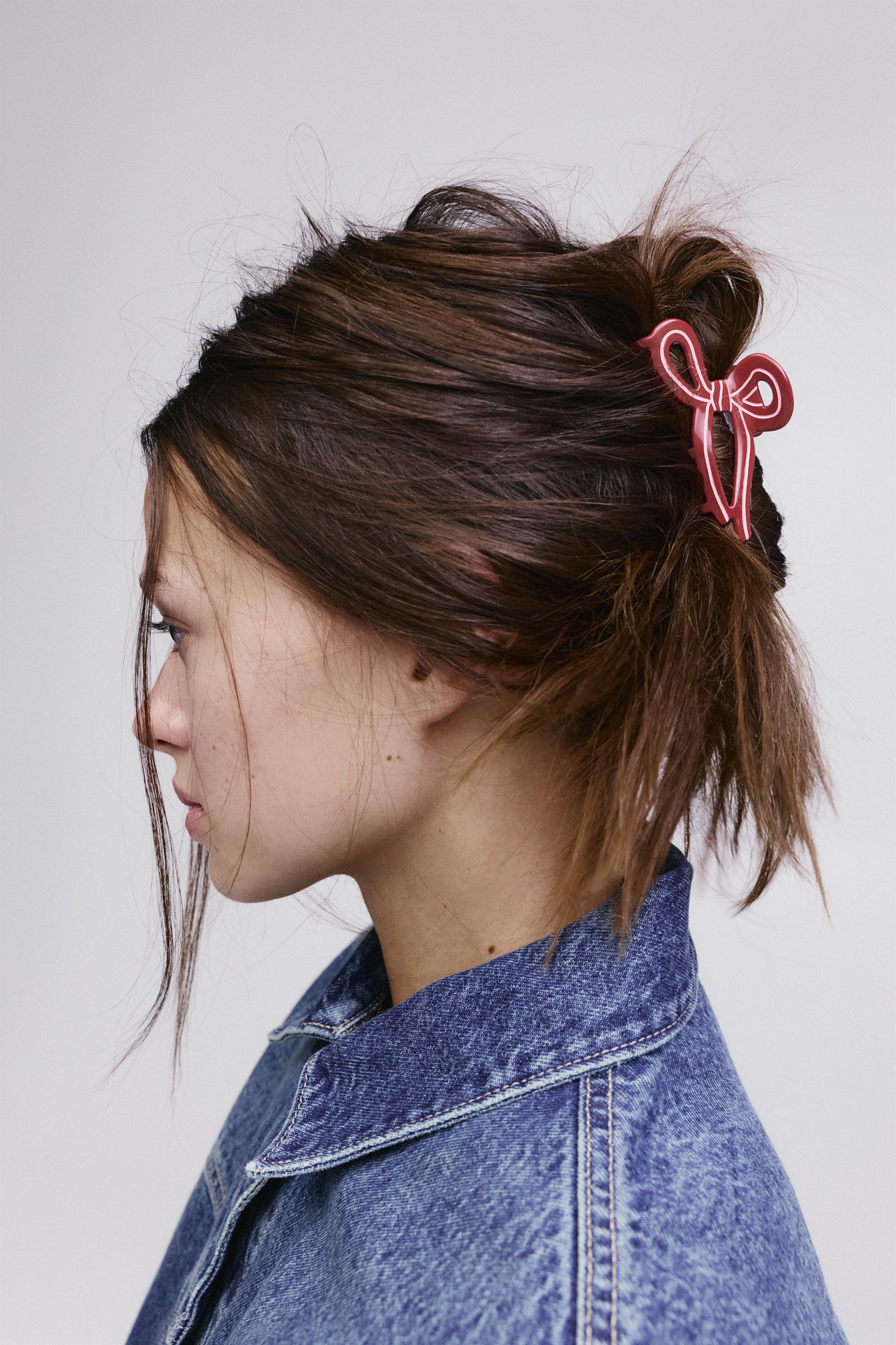Fiyonklu kürk tokası - Görsel 7