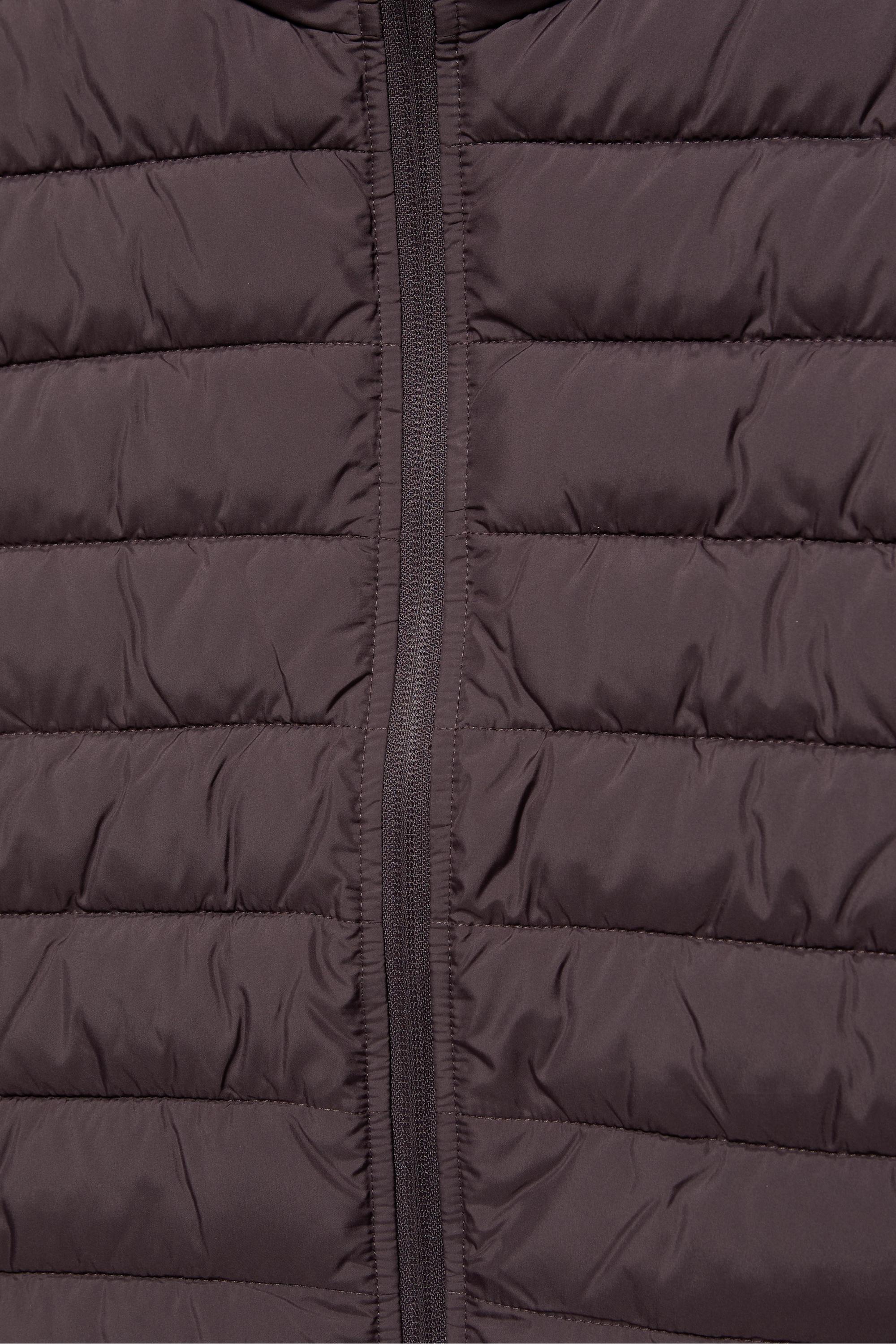 Quilted gilet — Dark brown