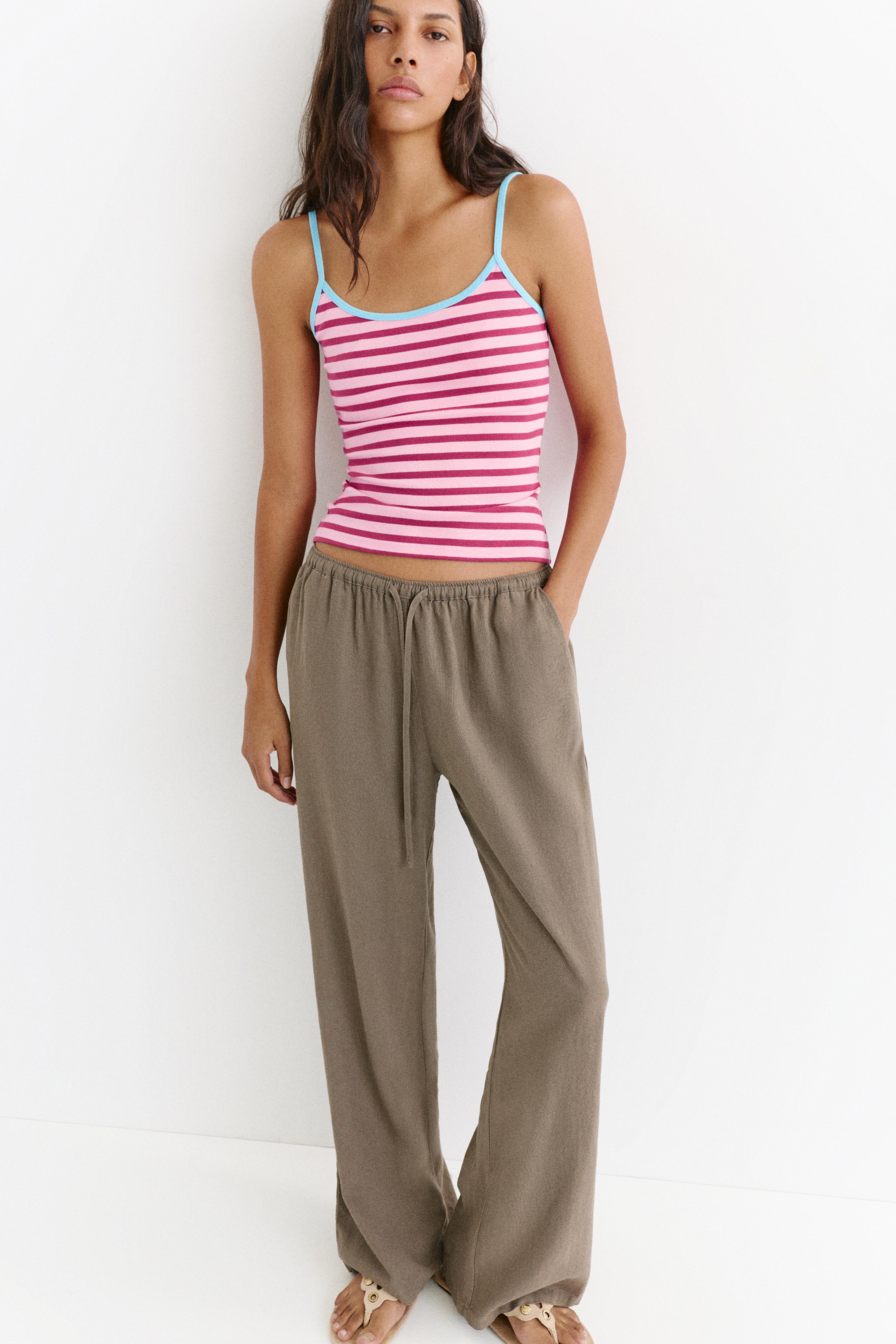 Thin strap top — Pink
