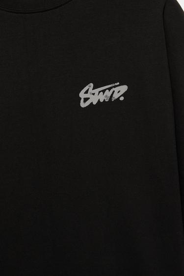 STWD graffiti logo T-shirt — Black 9