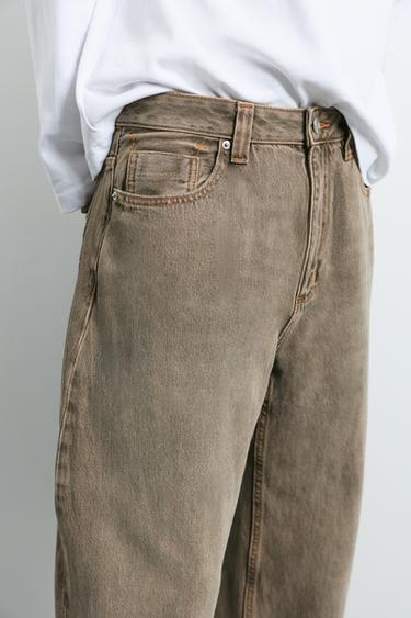 Baggy balloon jeans — Tobacco brown 4