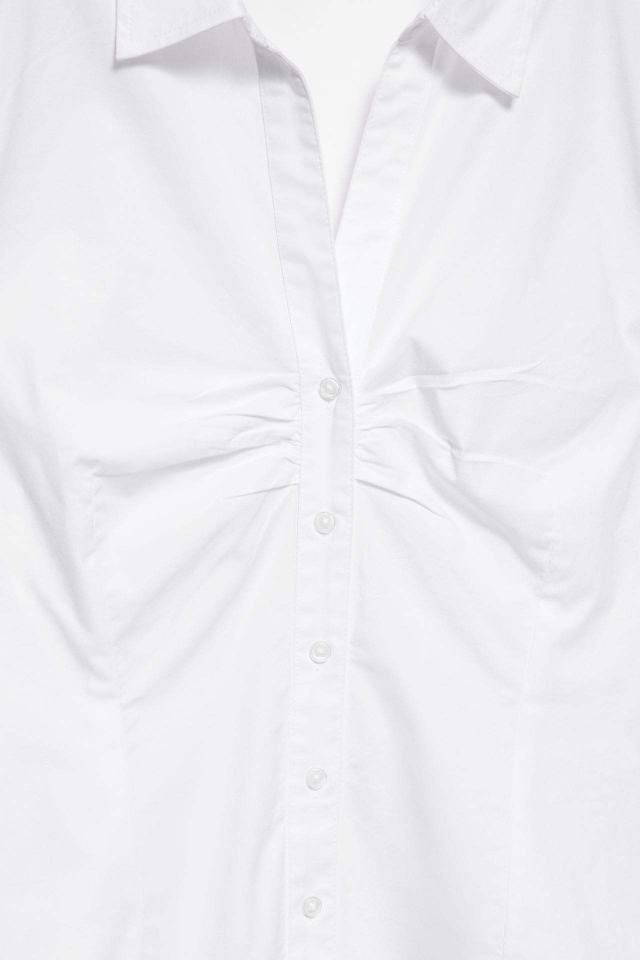 Slim fit short sleeve shirt — White