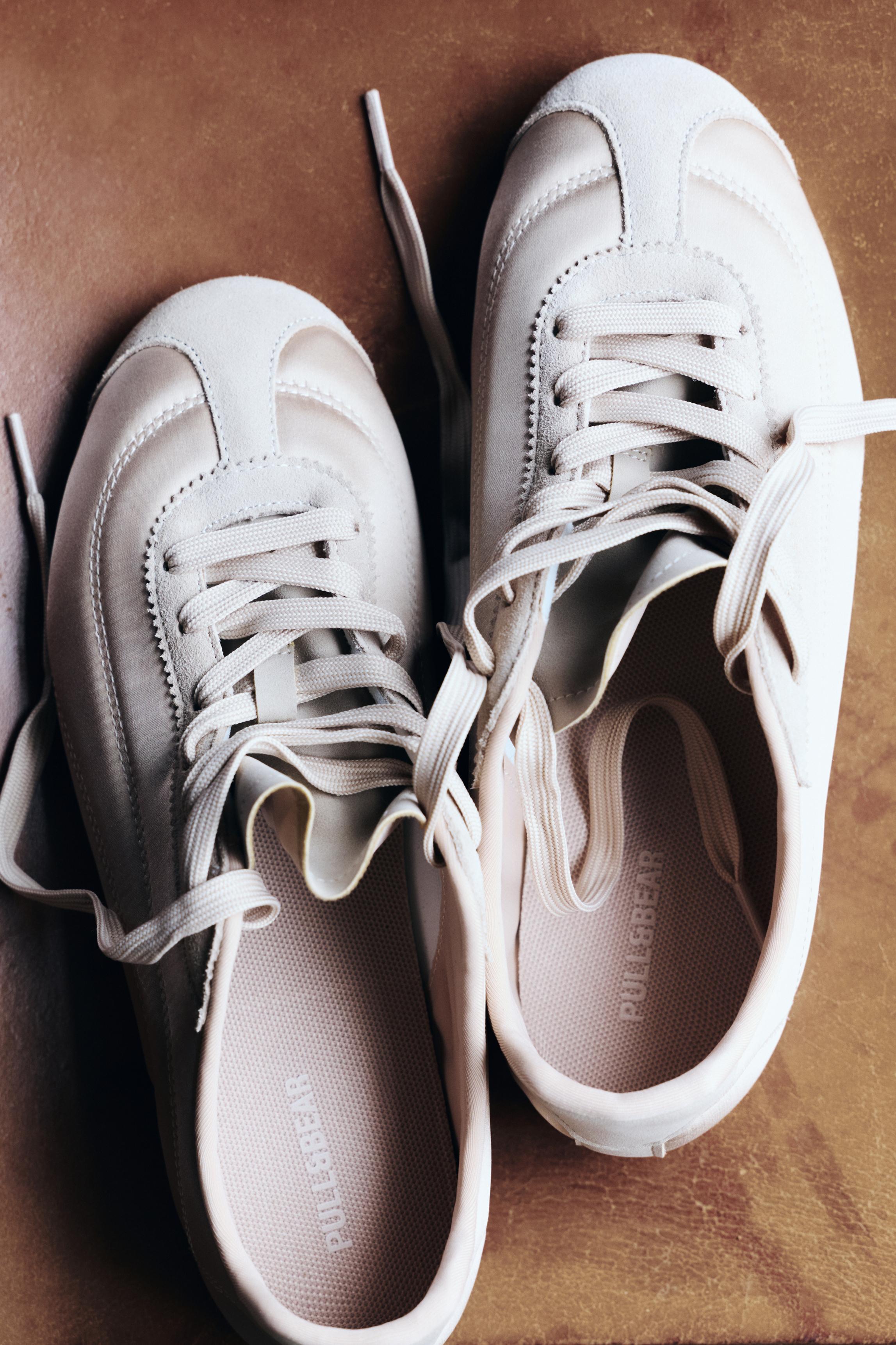 Fabric trainers — Pink