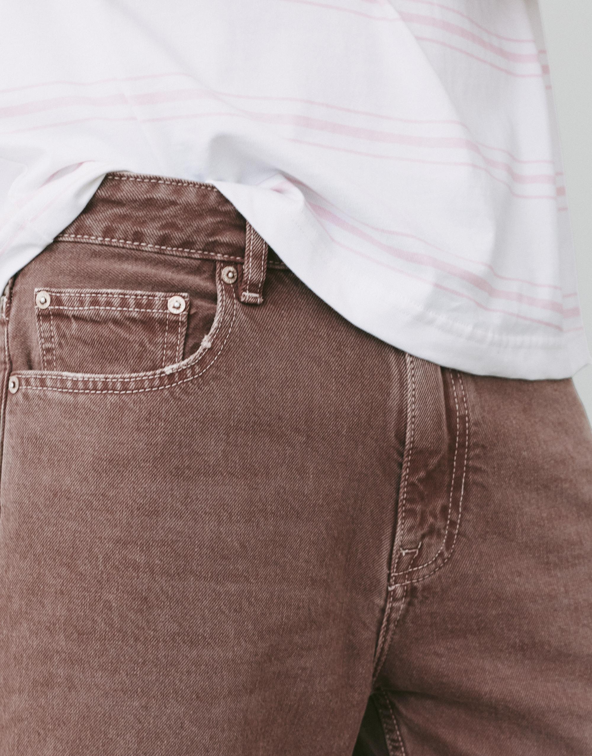 Standard denim Bermuda shorts — Brown