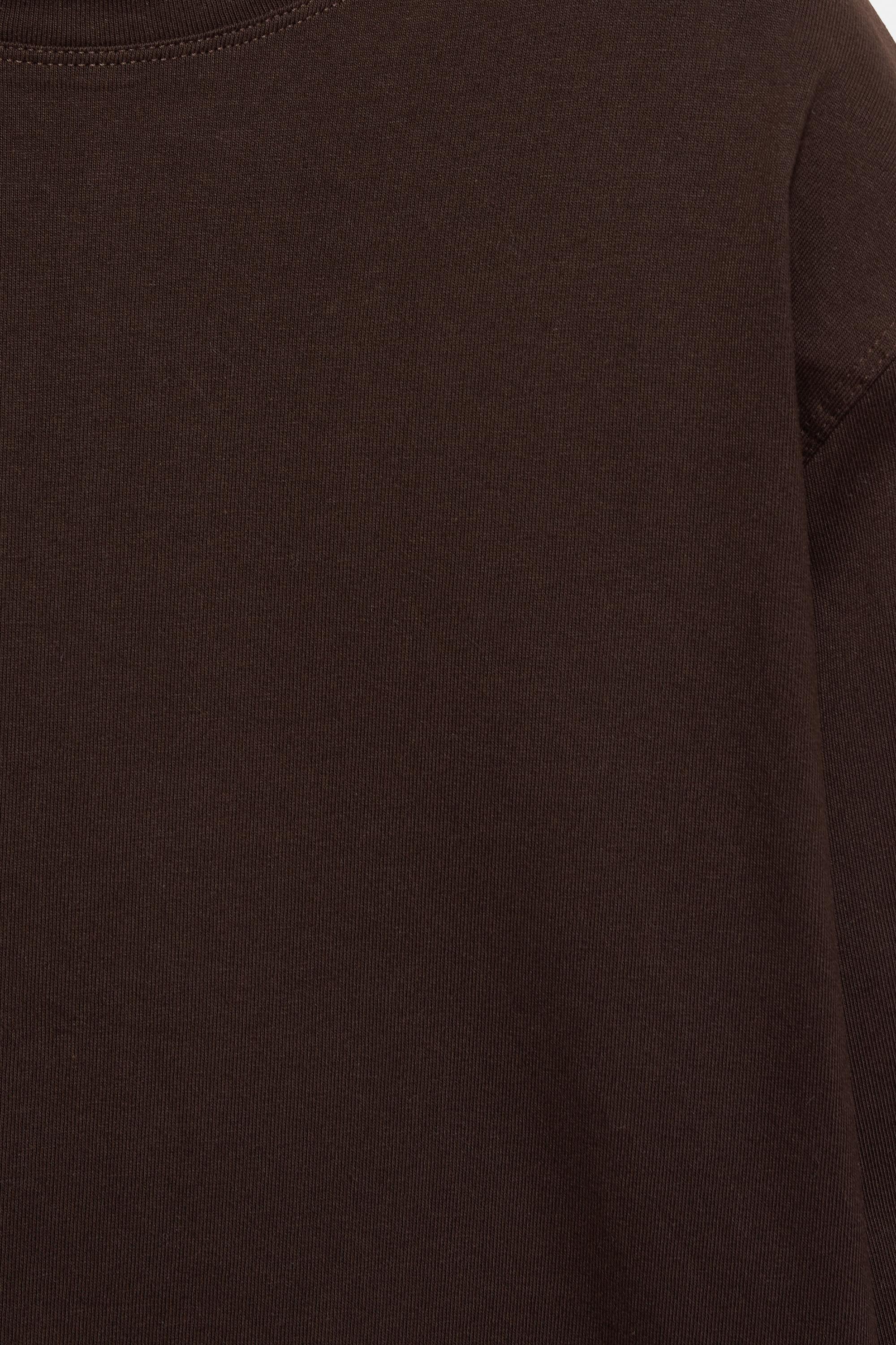 Pull&Bear Oversize uzun kollu tişört görsel 5