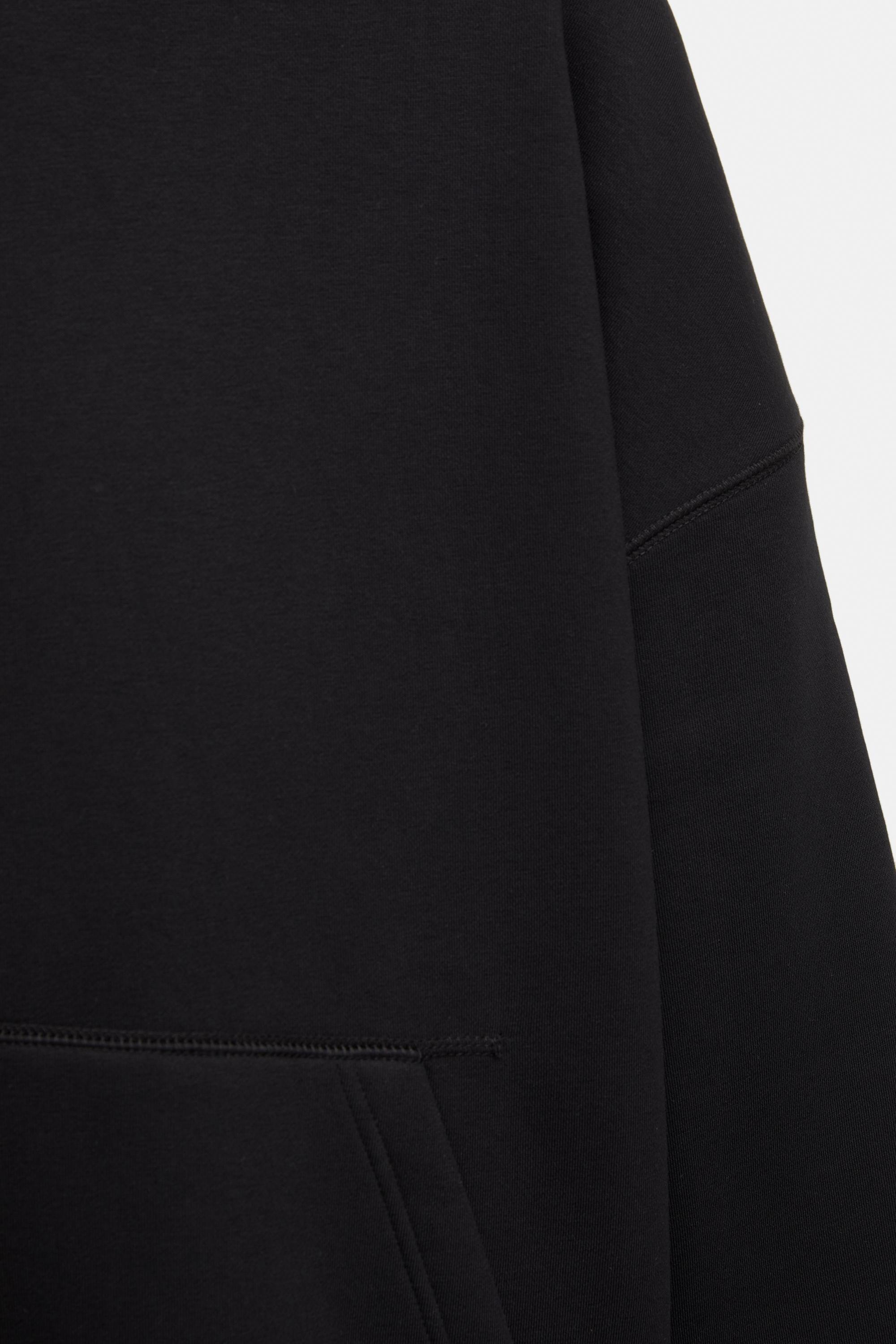 Bol kesim kapüşonlu sweatshirt - Görsel 3