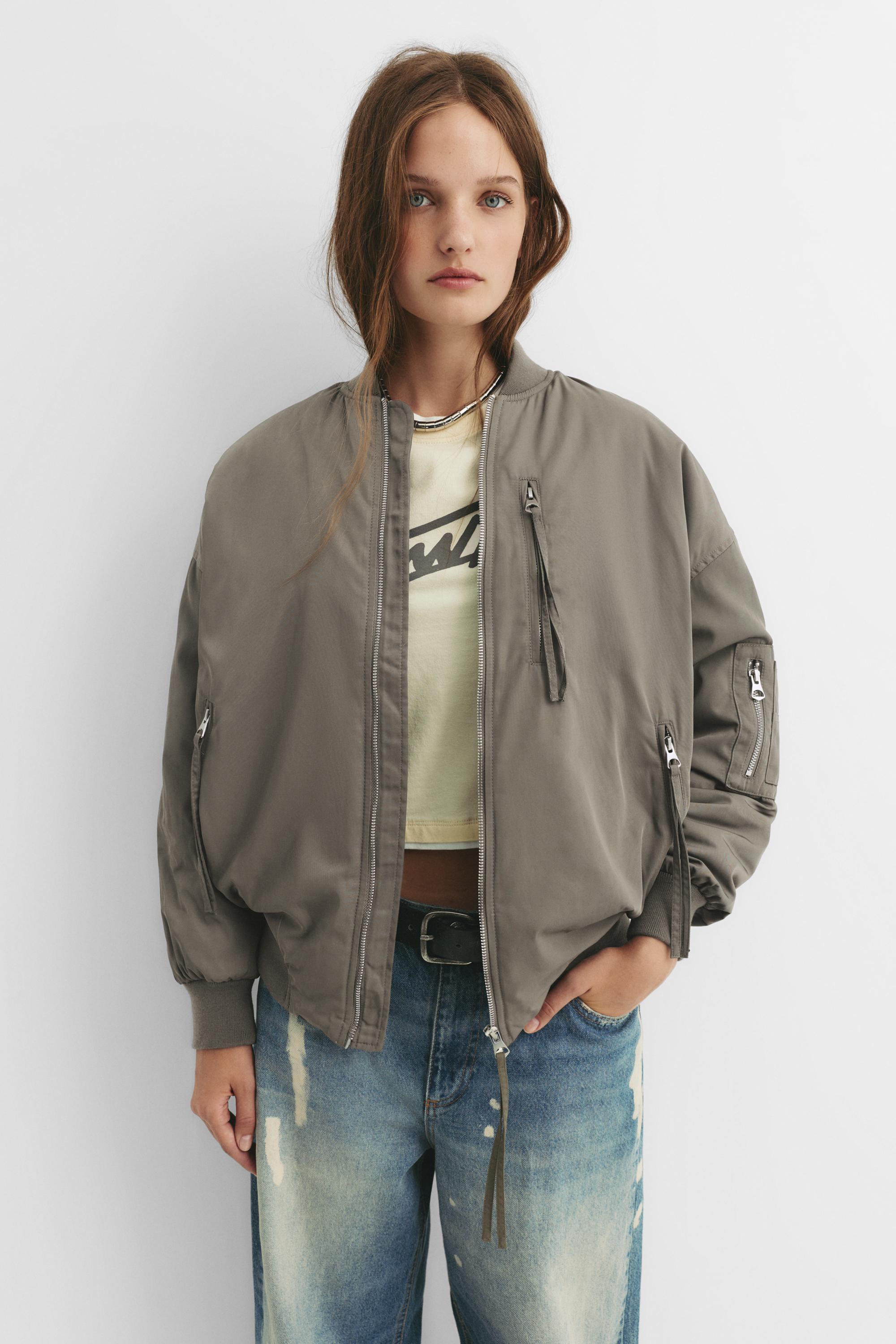 Oversize-Bomberjacke