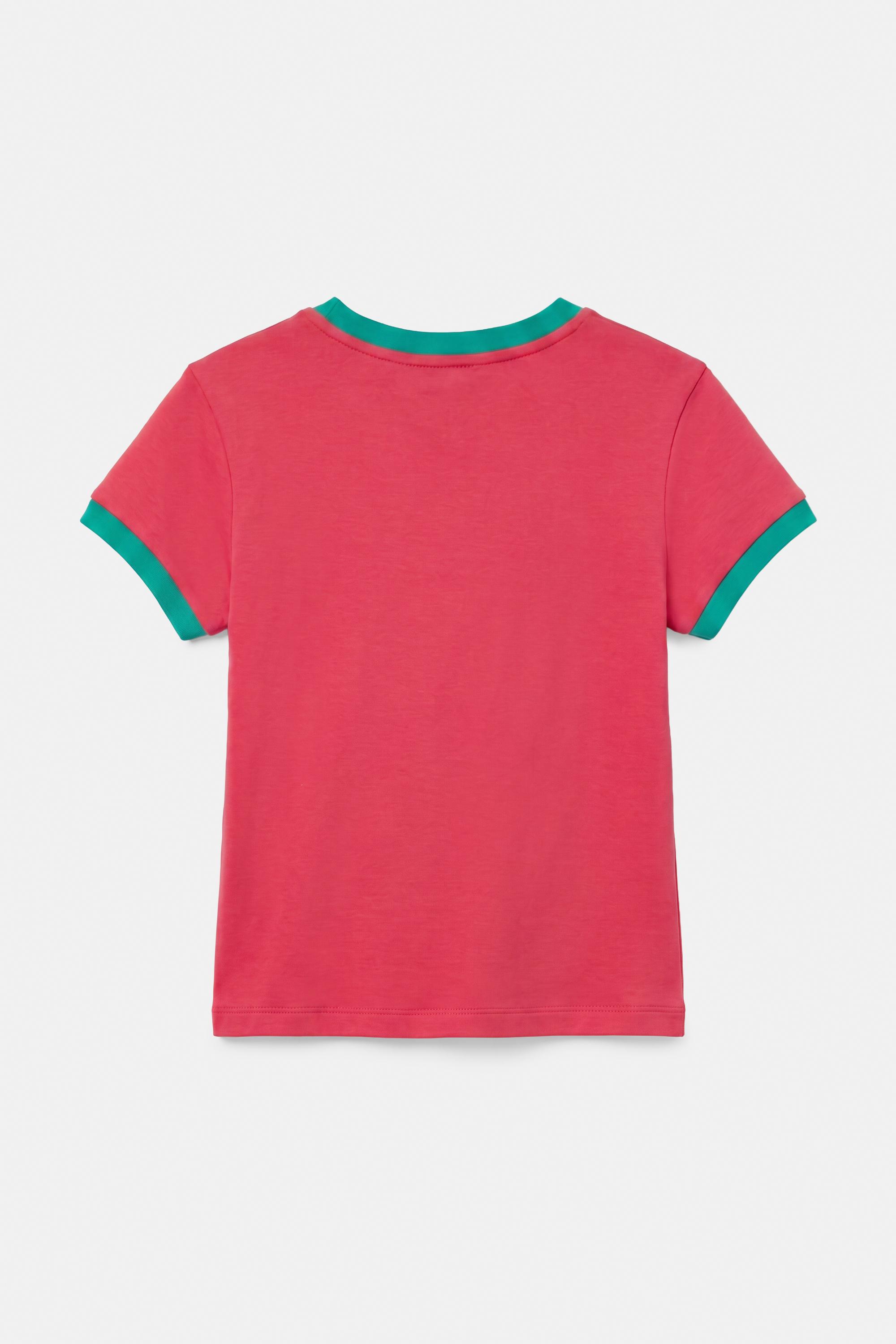 Slim-fit Portugal graphic T-shirt — Red