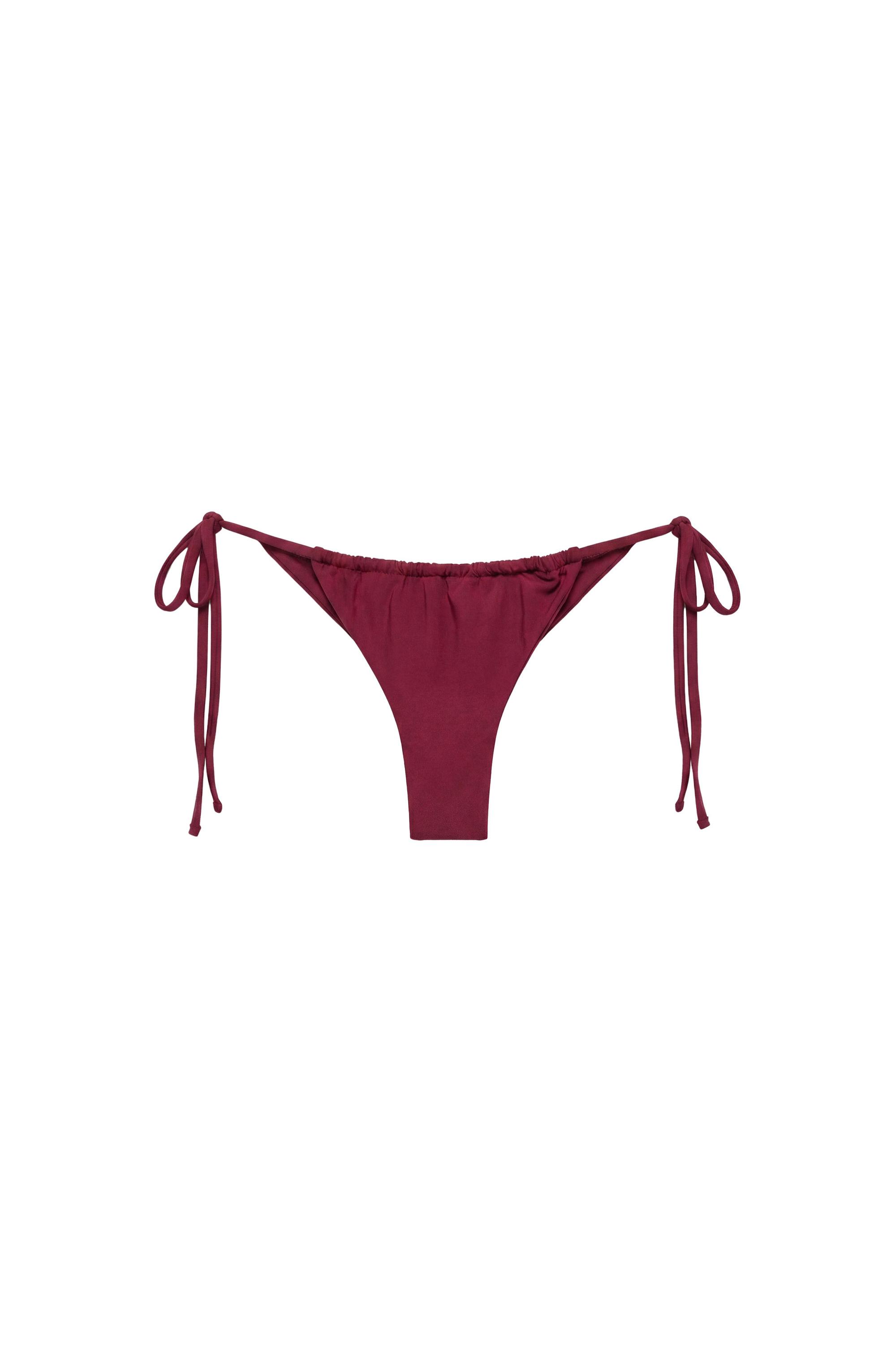 Drape detaylı bikini altı - Görsel 22