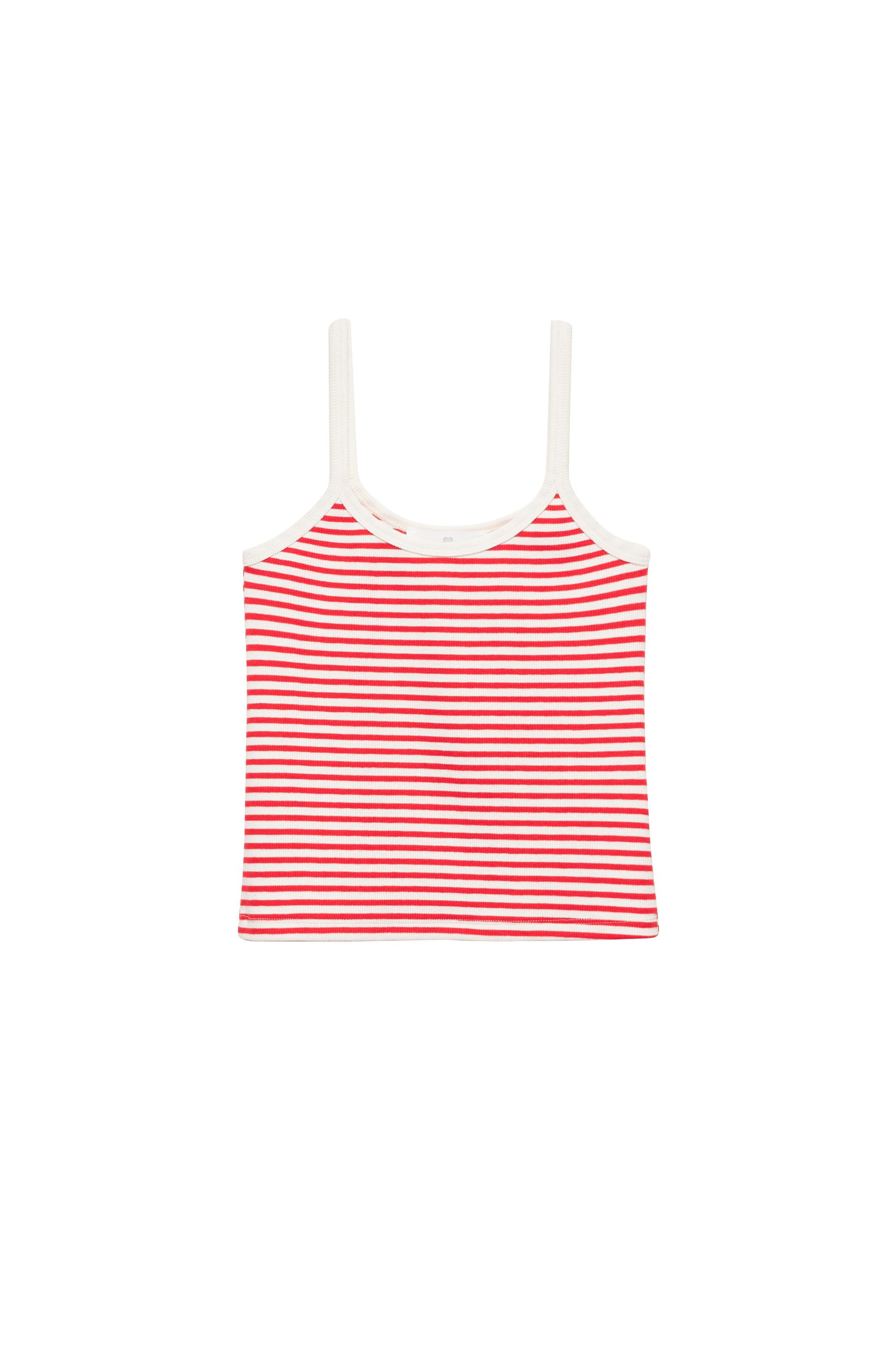 Pull&Bear Çizgili askılı top görsel 4