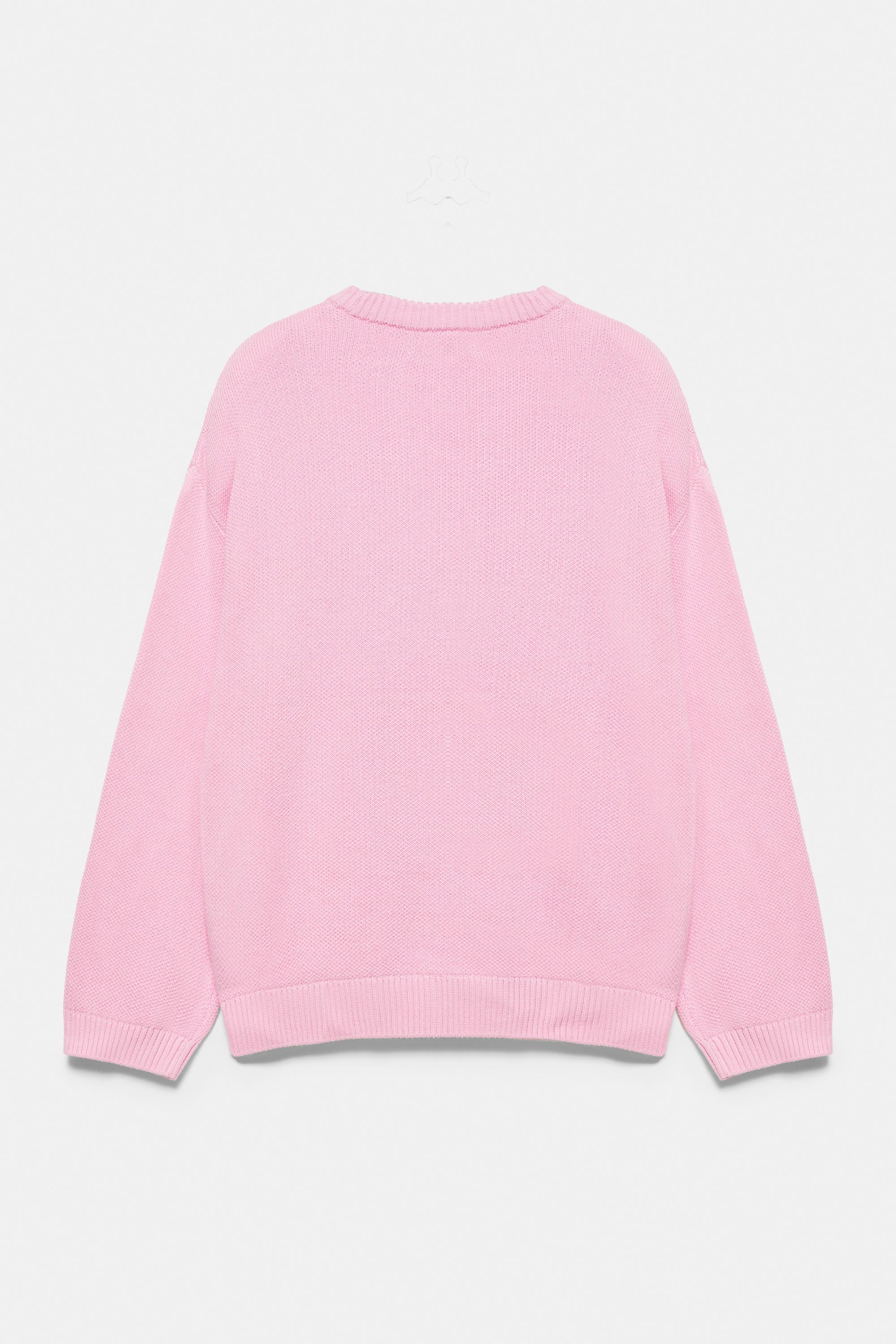 STWD graphic jumper — Pastel pink