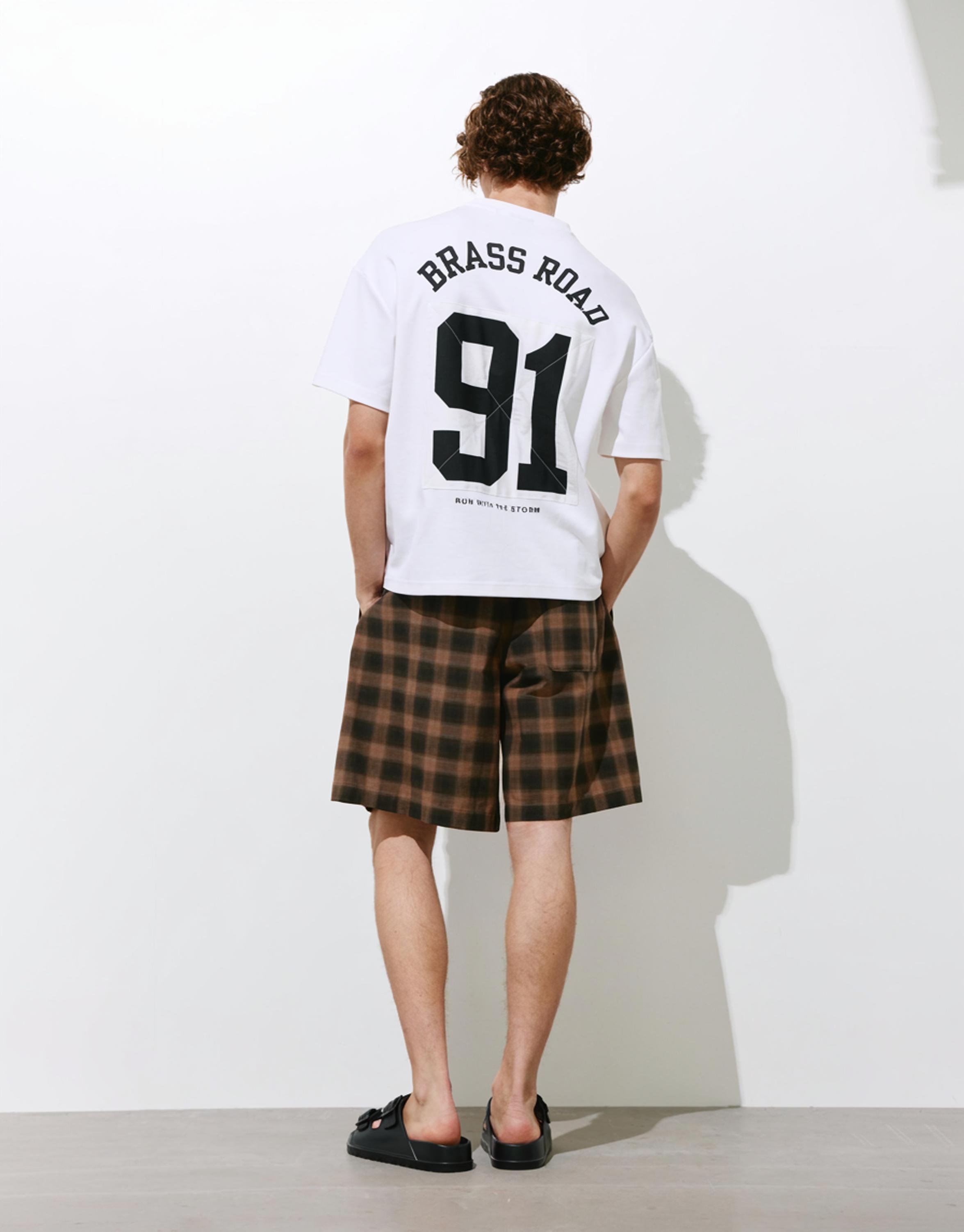 Brass Road boxy T-shirt — White